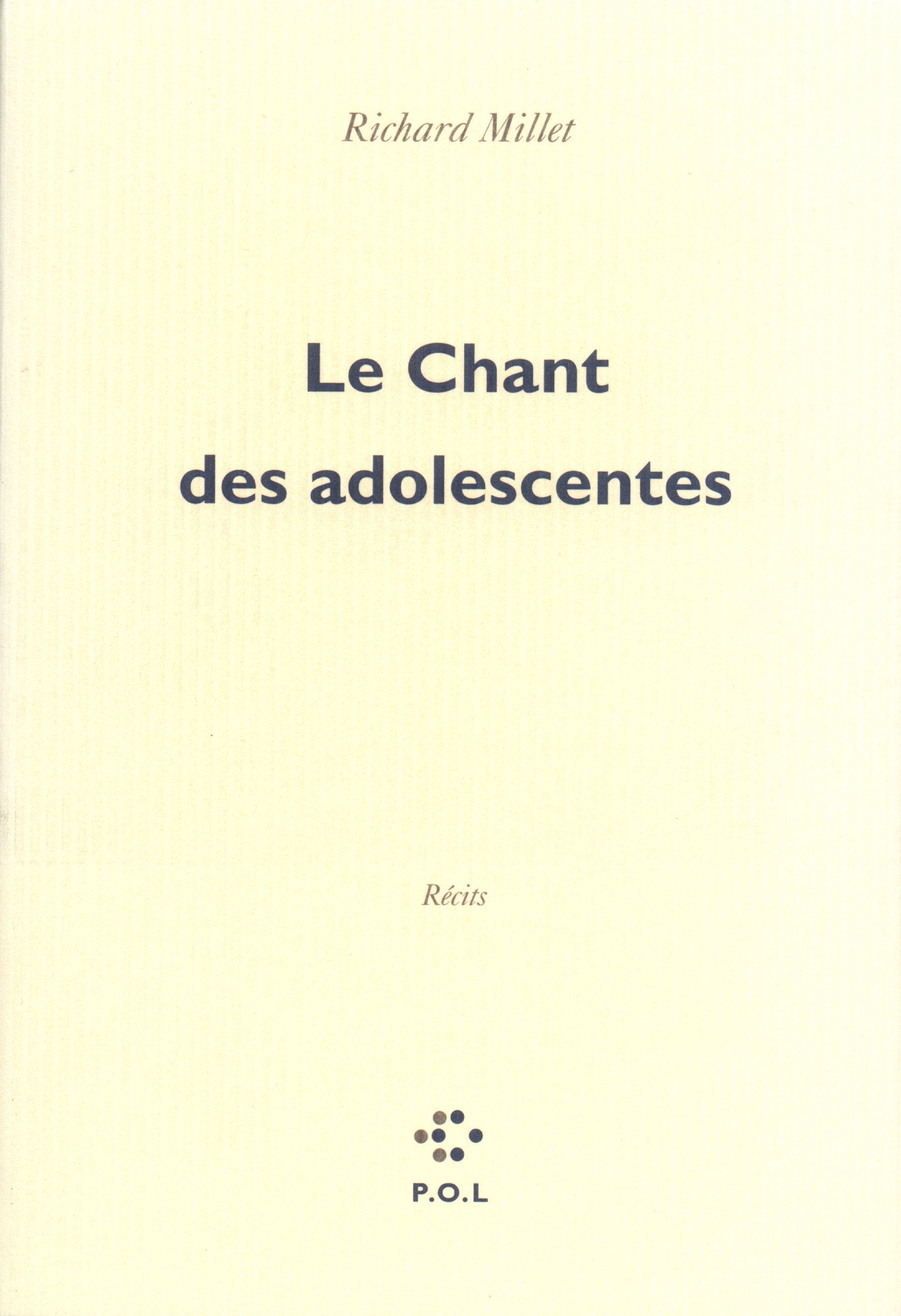 Le Chant des adolescentes 9782867443442