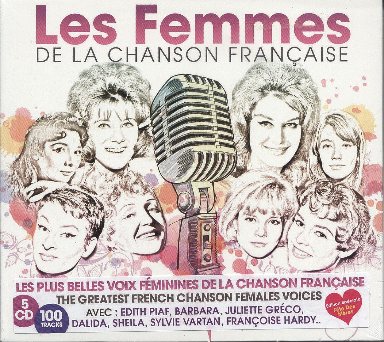 Les femmes de la chanson française - Édition spéciale "Fête des mères" 5 Cd [digipack] Cda 3596972995323