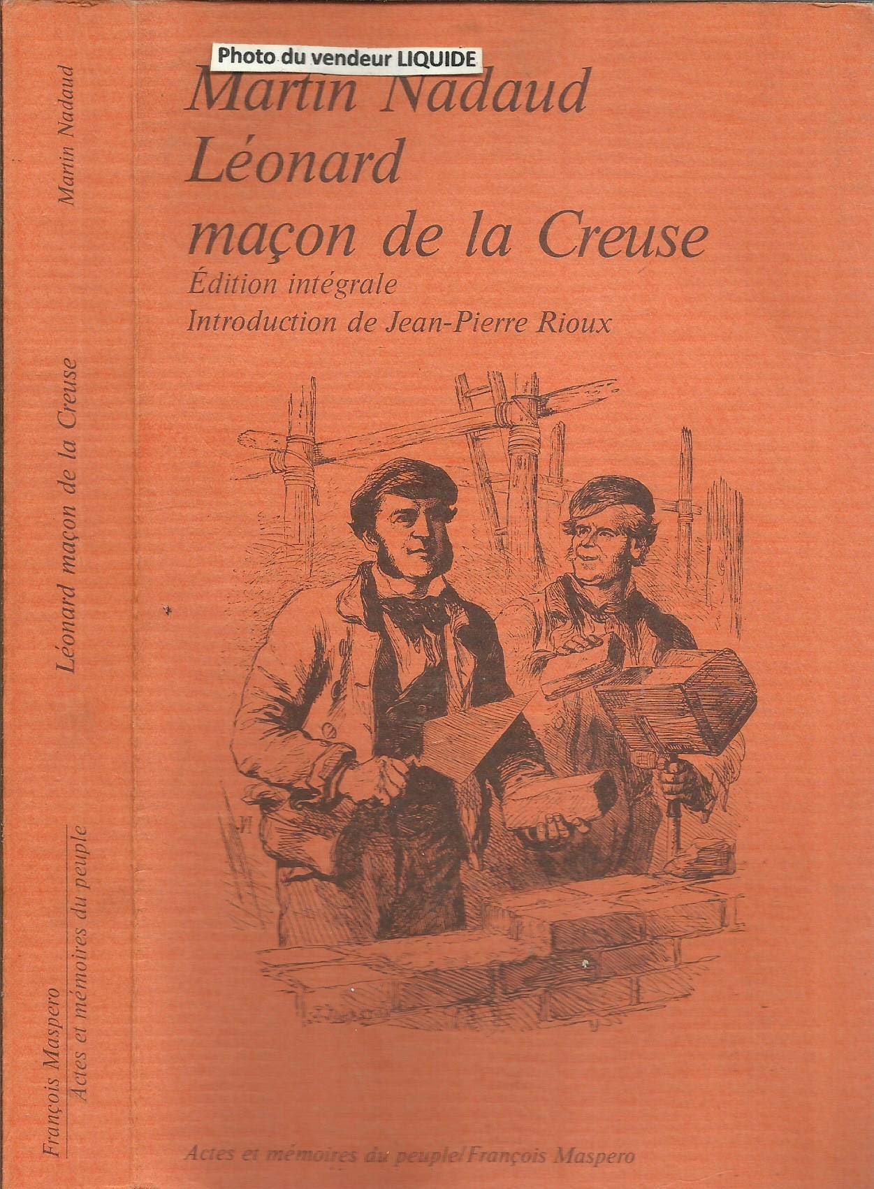 Léonard, maçon de la Creuse 9782707108524
