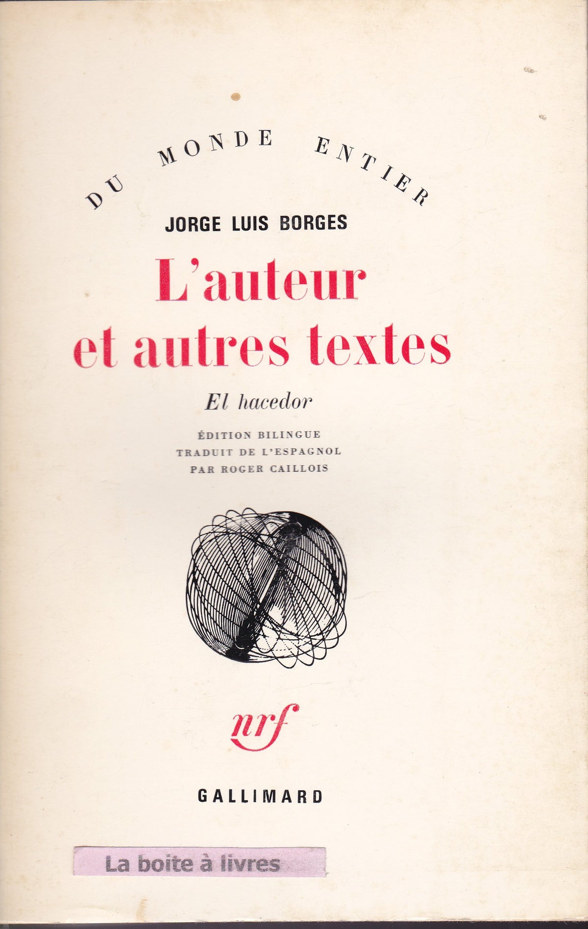 L'Auteur et autres textes 9782070277643
