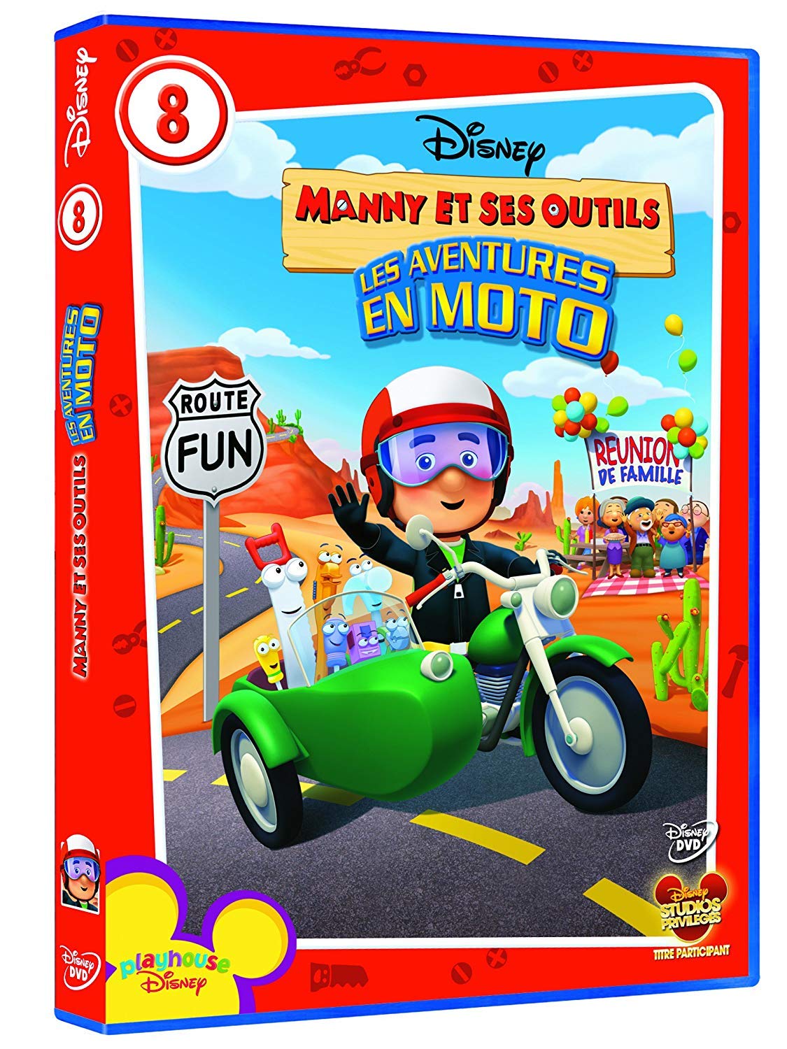 Manny et Ses outils-08-Les Aventures en Moto 8717418266752