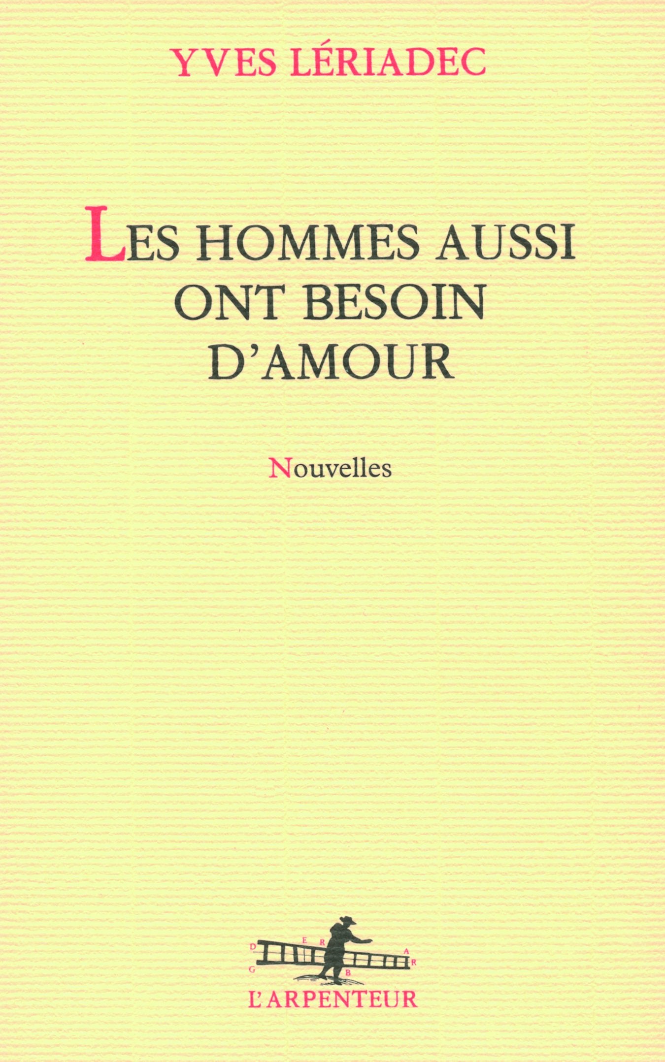 Les hommes aussi ont besoin d'amour 9782070785988