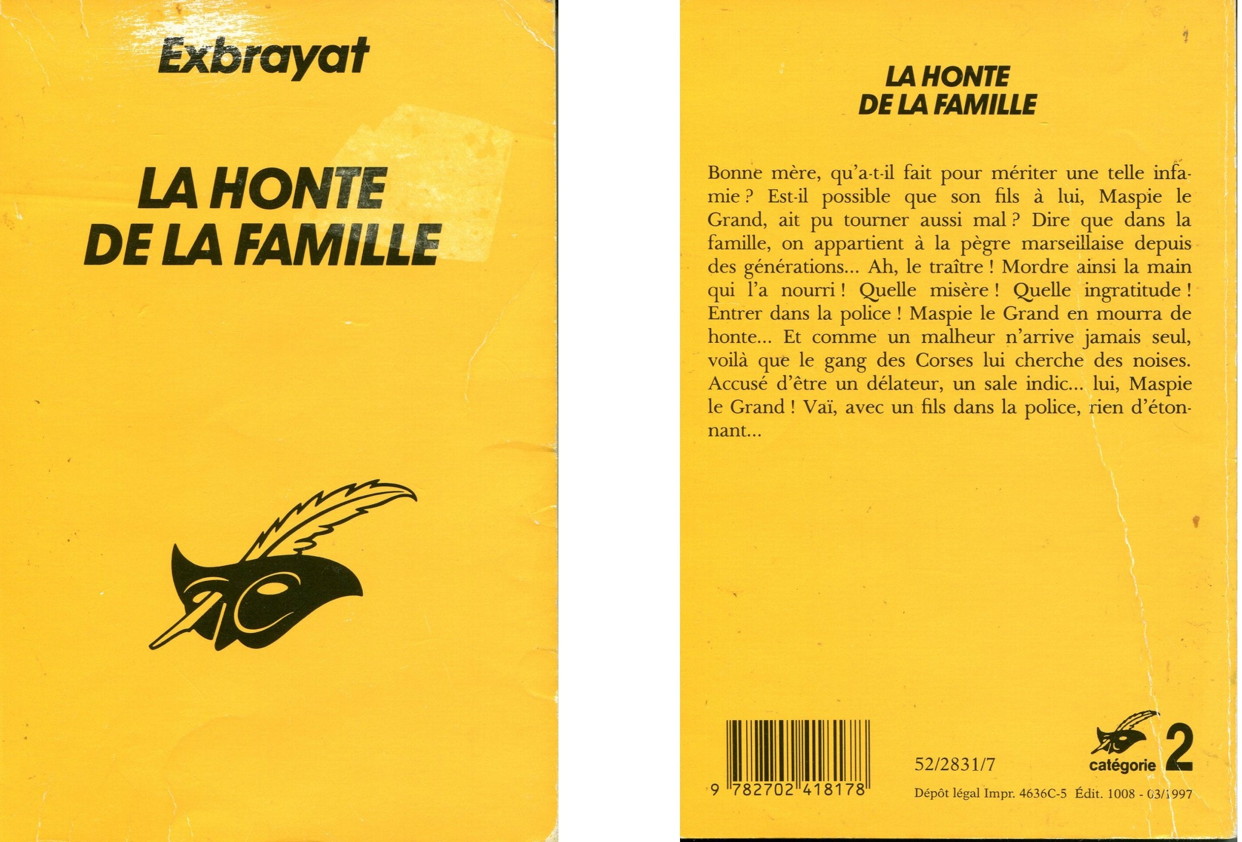 La Honte de la famille 9782702418178