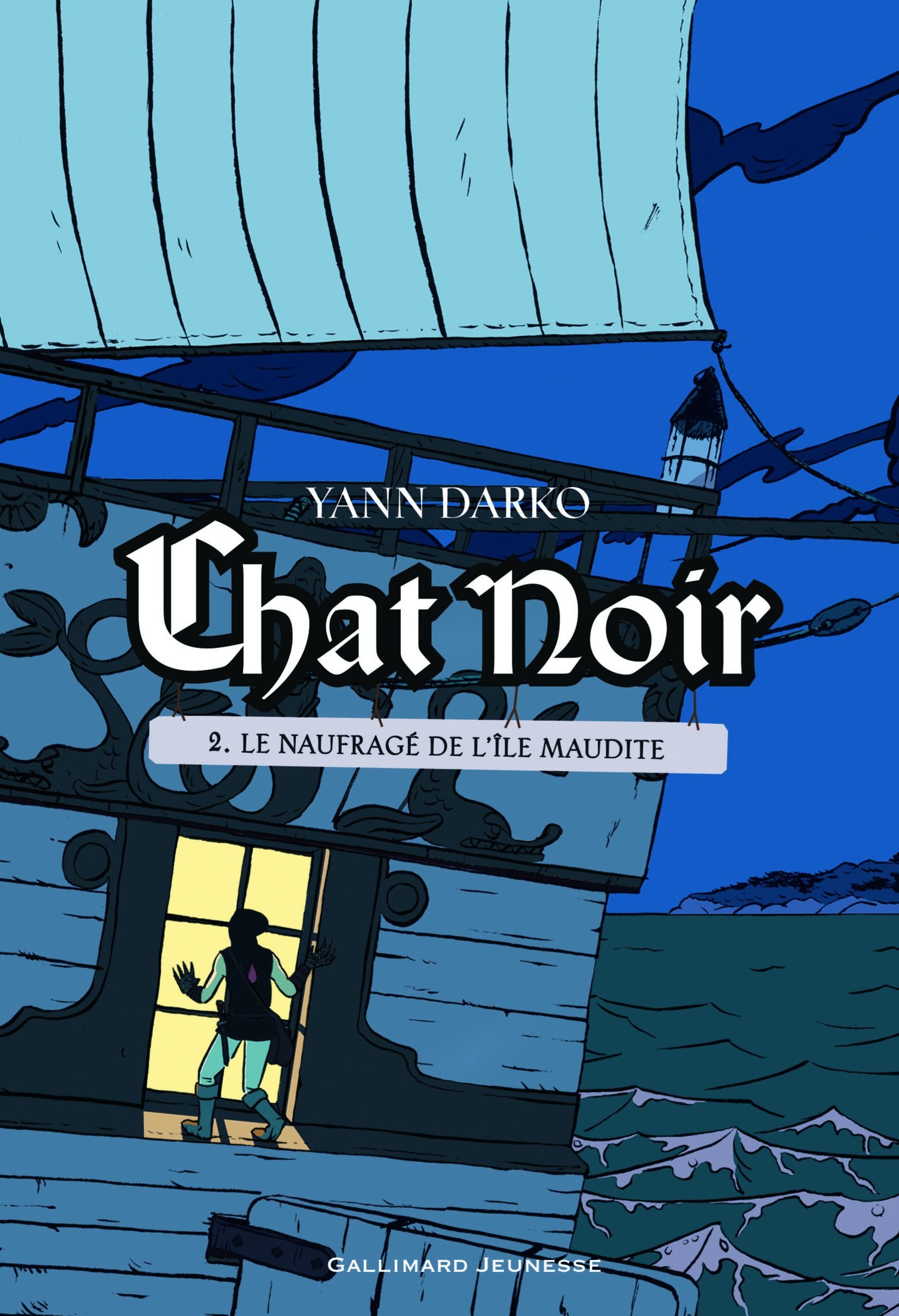 Chat noir Tome 2 - Le naufragé de l'île maudite 9782070665754