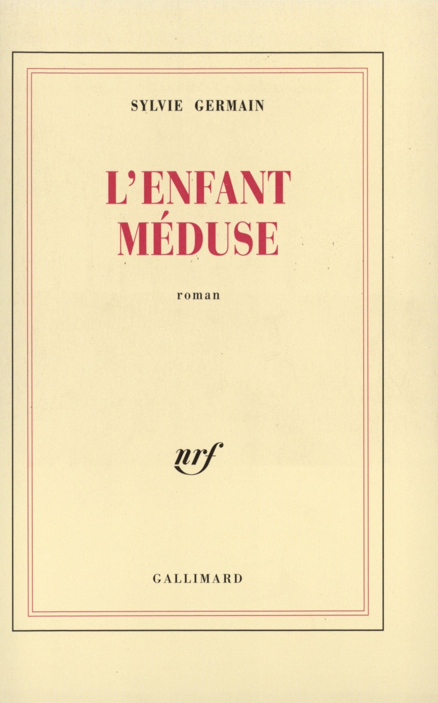 L'Enfant Méduse 9782070722051