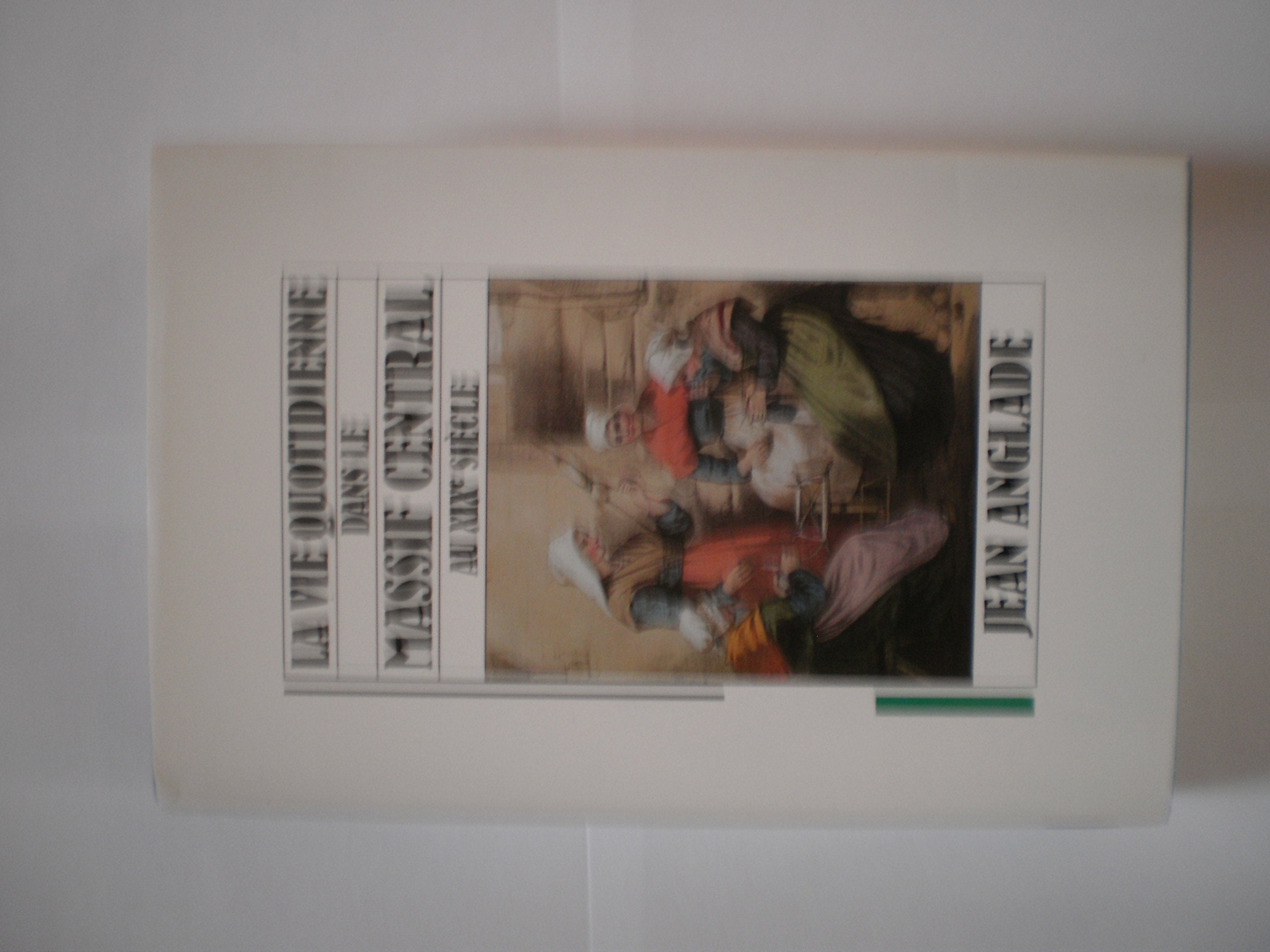 La Vie Quotidienne Dans Le Massif Central Au Xixeme Siecle 9782010167560