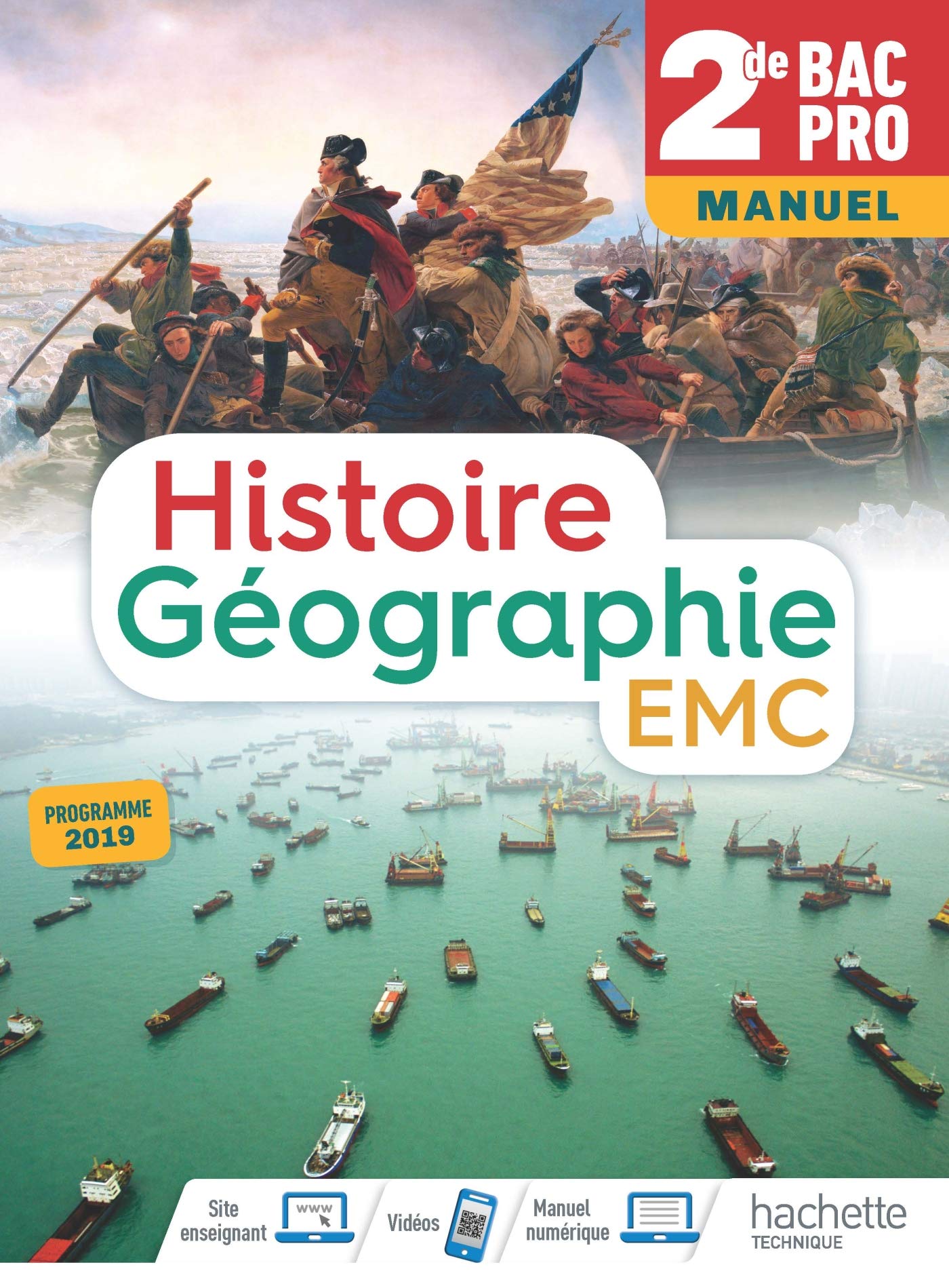 Histoire-Géographie-EMC 2de Bac Pro - Livre de l'Elève (manuel) - Éd. 2019 9782017096900