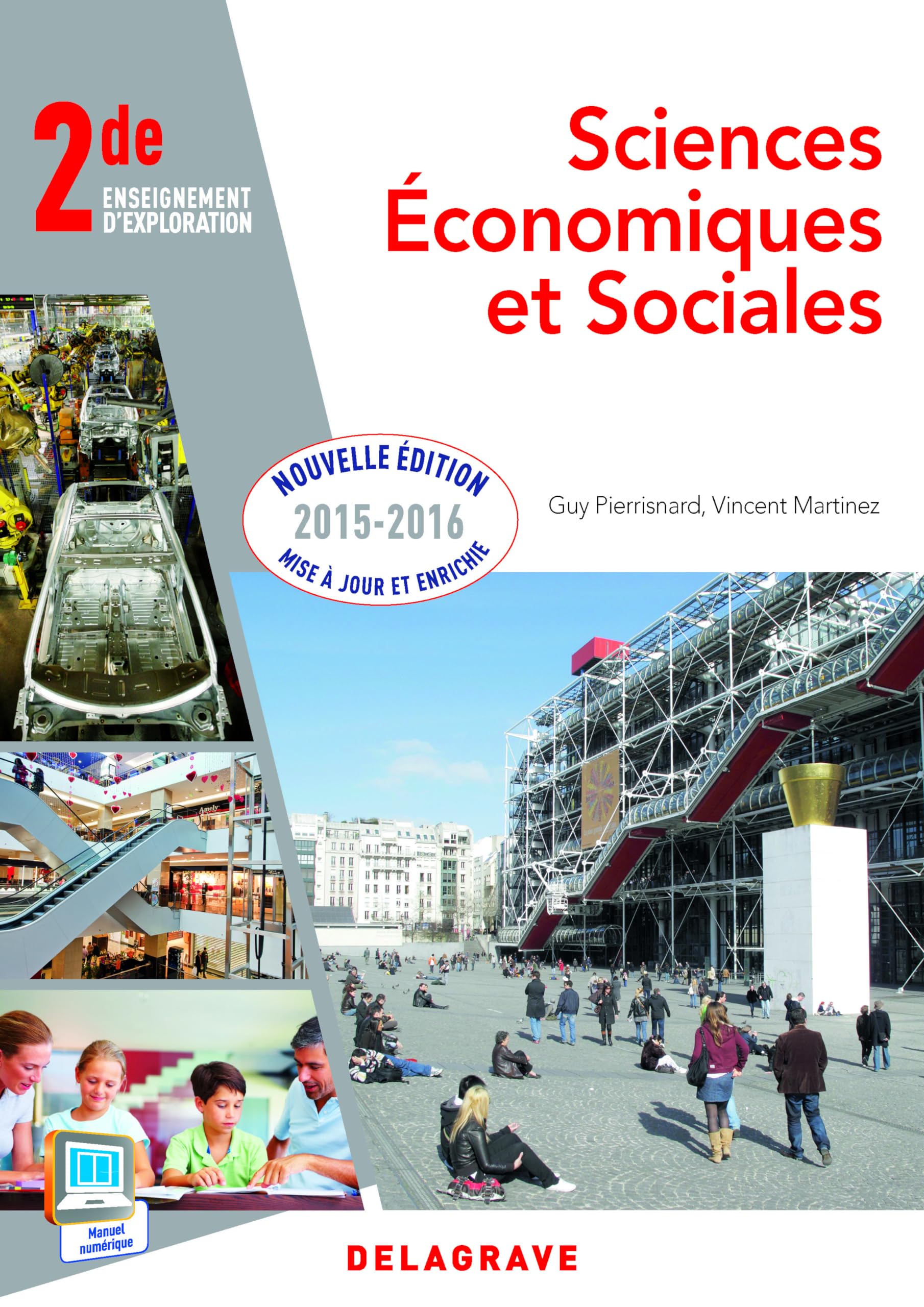 Sciences économiques et sociales (SES) 2de (2015) - Pochette élève 9782206201030