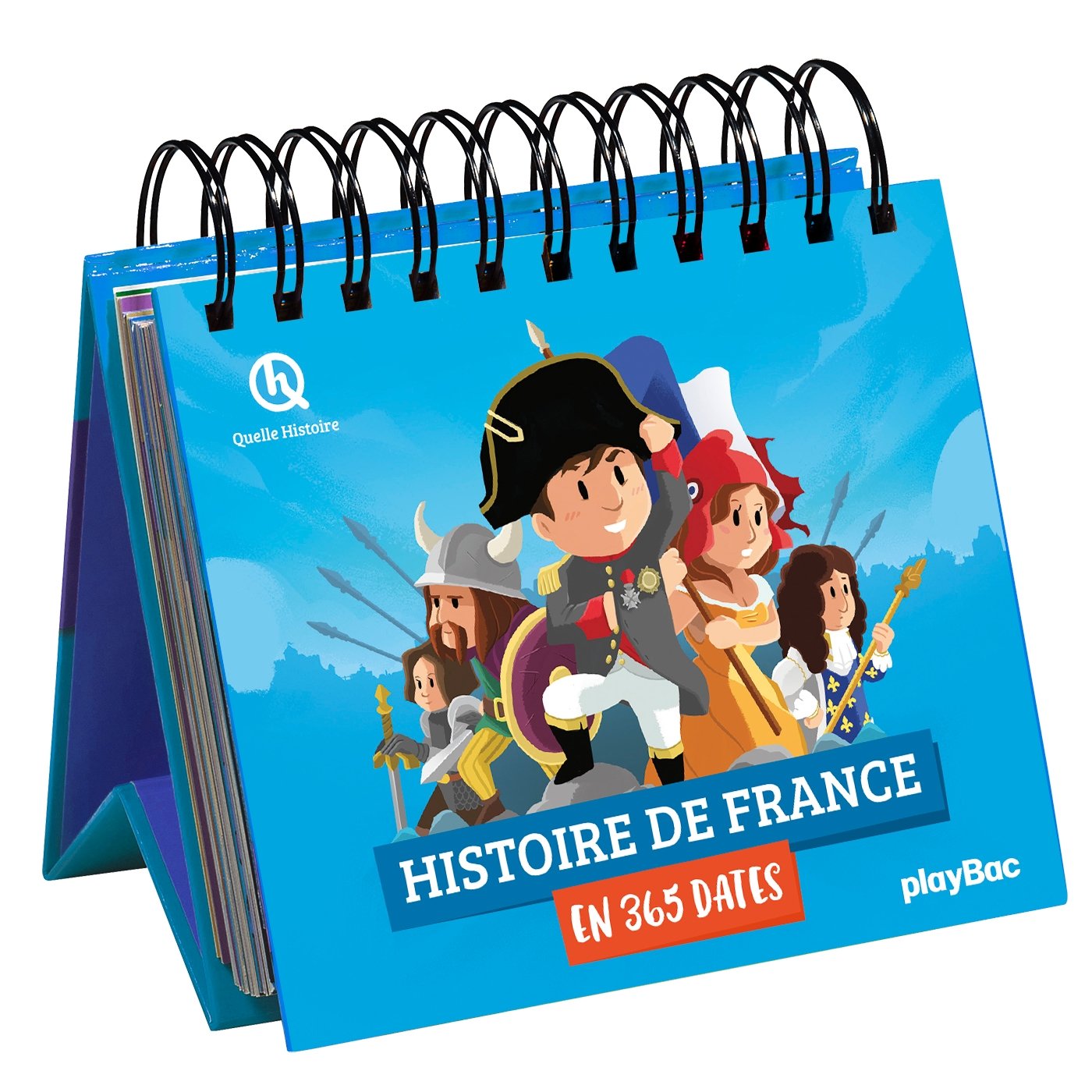 Calendrier Quelle histoire ! 365 personnages de l'histoire de France 9782809663693