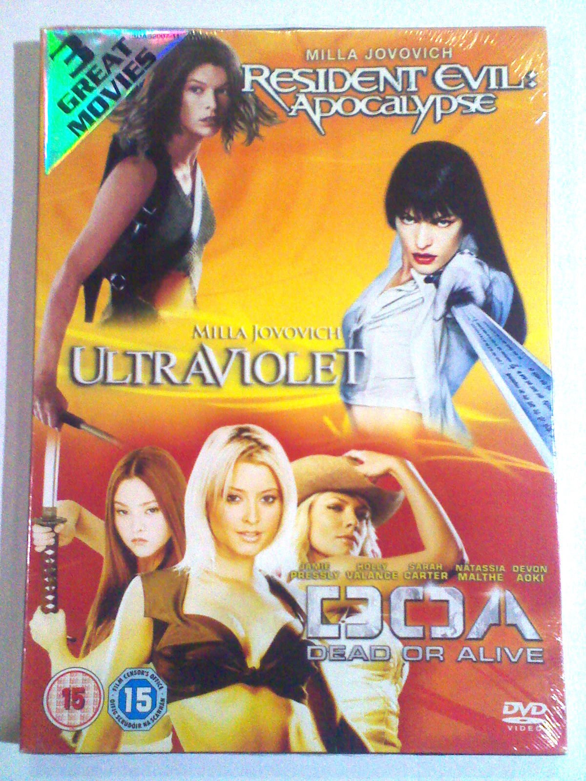 Resident Evil: Apocalypse/Ultraviolet/Dead Or Alive [Import anglais] 5050582520071