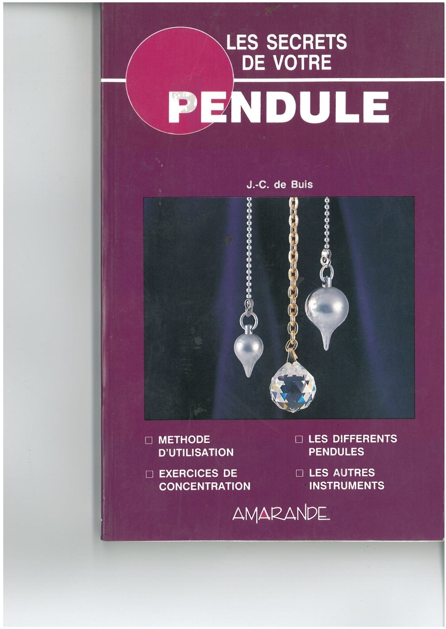 Les secrets de votre pendule 9782883990586