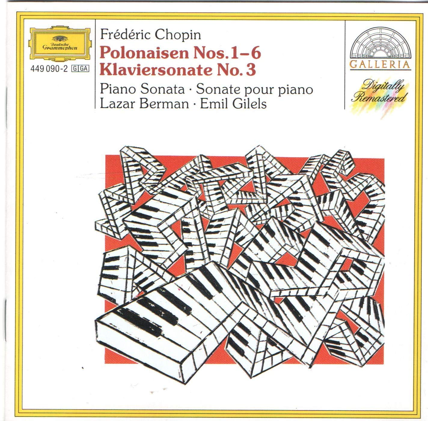 Chopin : Polonaises n° 1 à 6 - Sonate pour piano n° 3 0028944909029