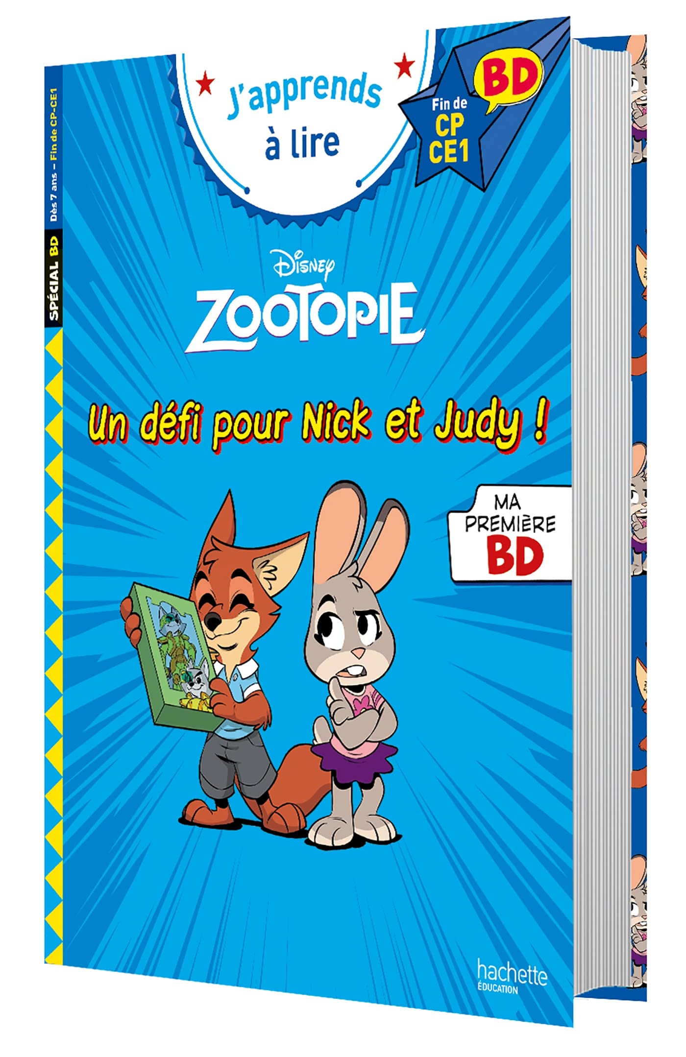 Disney BD Fin de CP-CE1 - Zootopie - Un défi pour Nick et Judy ! 9782017186106