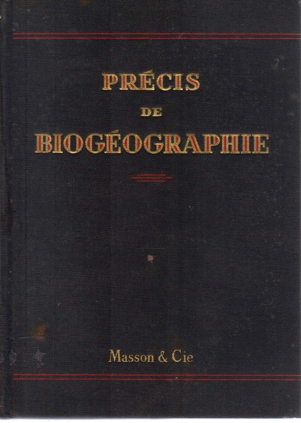 G. Lemée,... Précis de biogéographie 