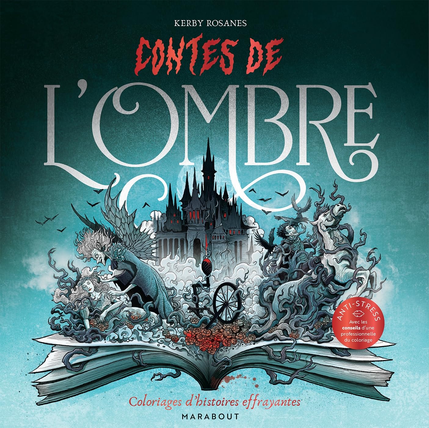 Contes de l'ombre: Coloriages d'histoires effrayantes 9782501190749