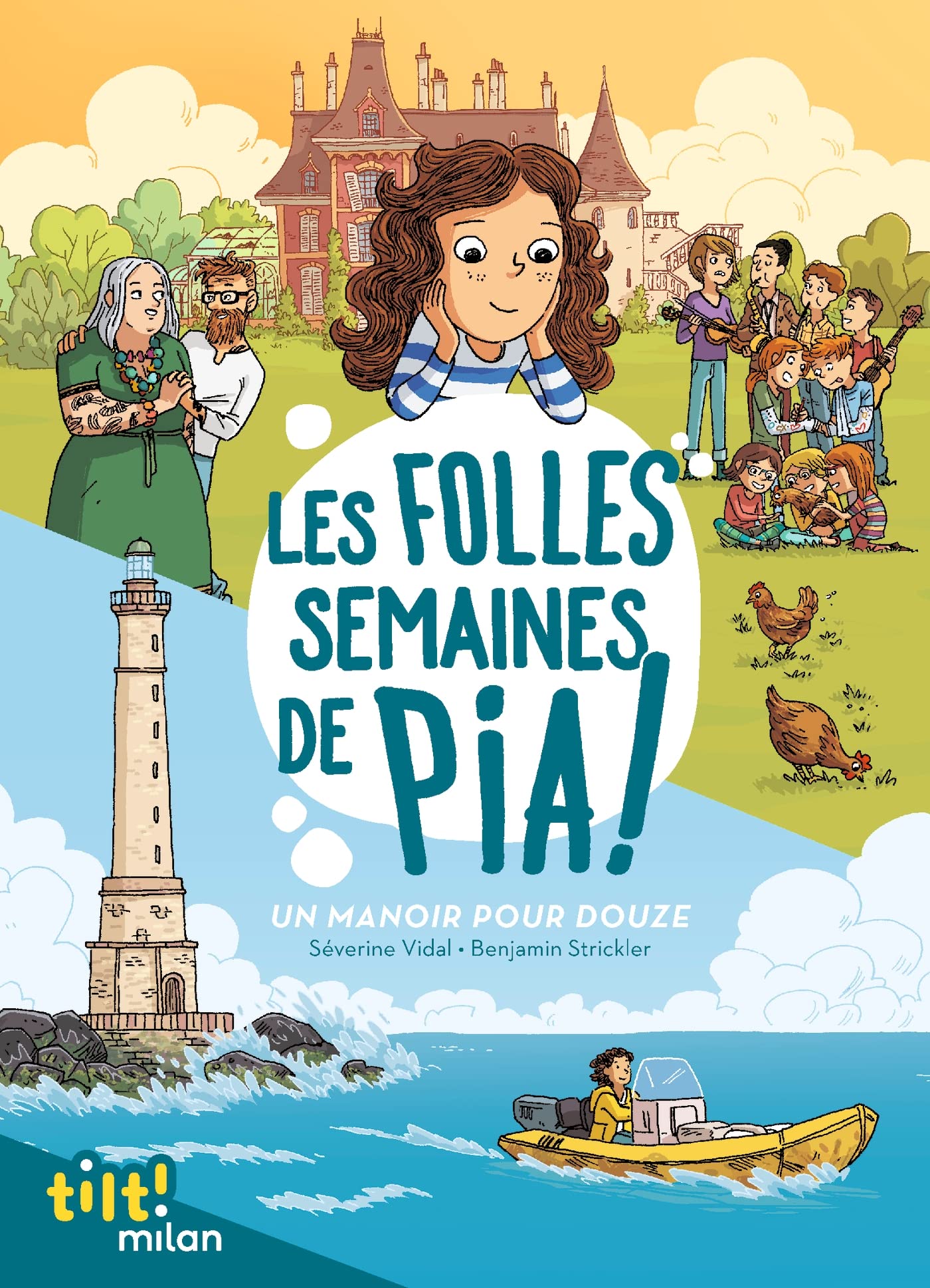 Les folles semaines de Pia, Tome 01: Un manoir pour douze 9782408018191