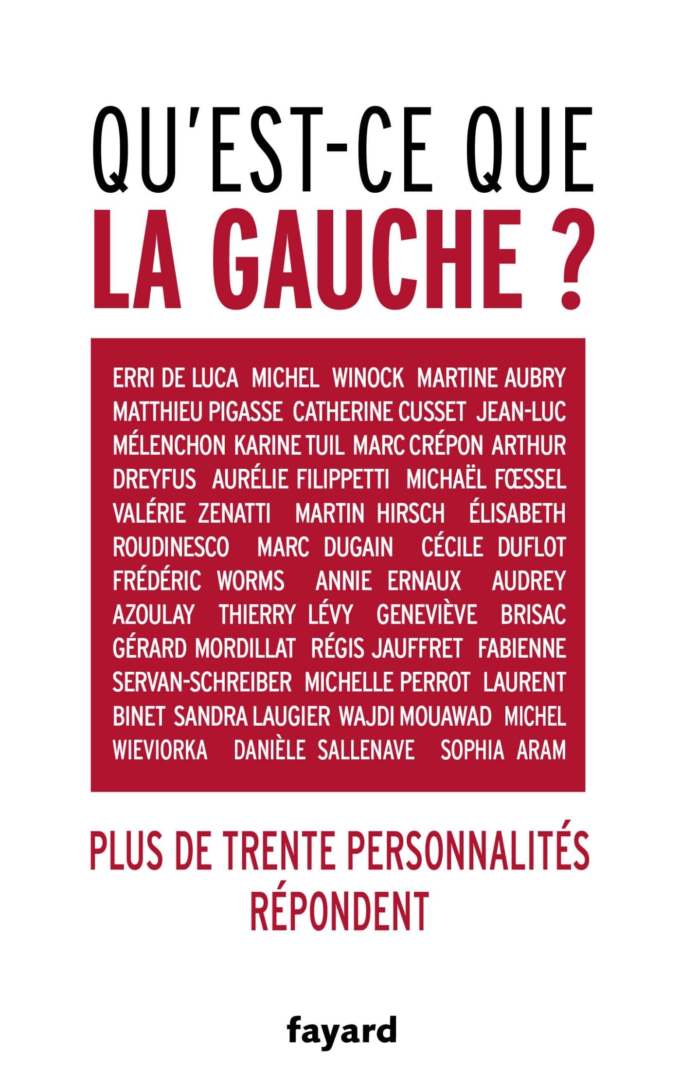 QU EST-CE QUE LA GAUCHE ? 9782213704586