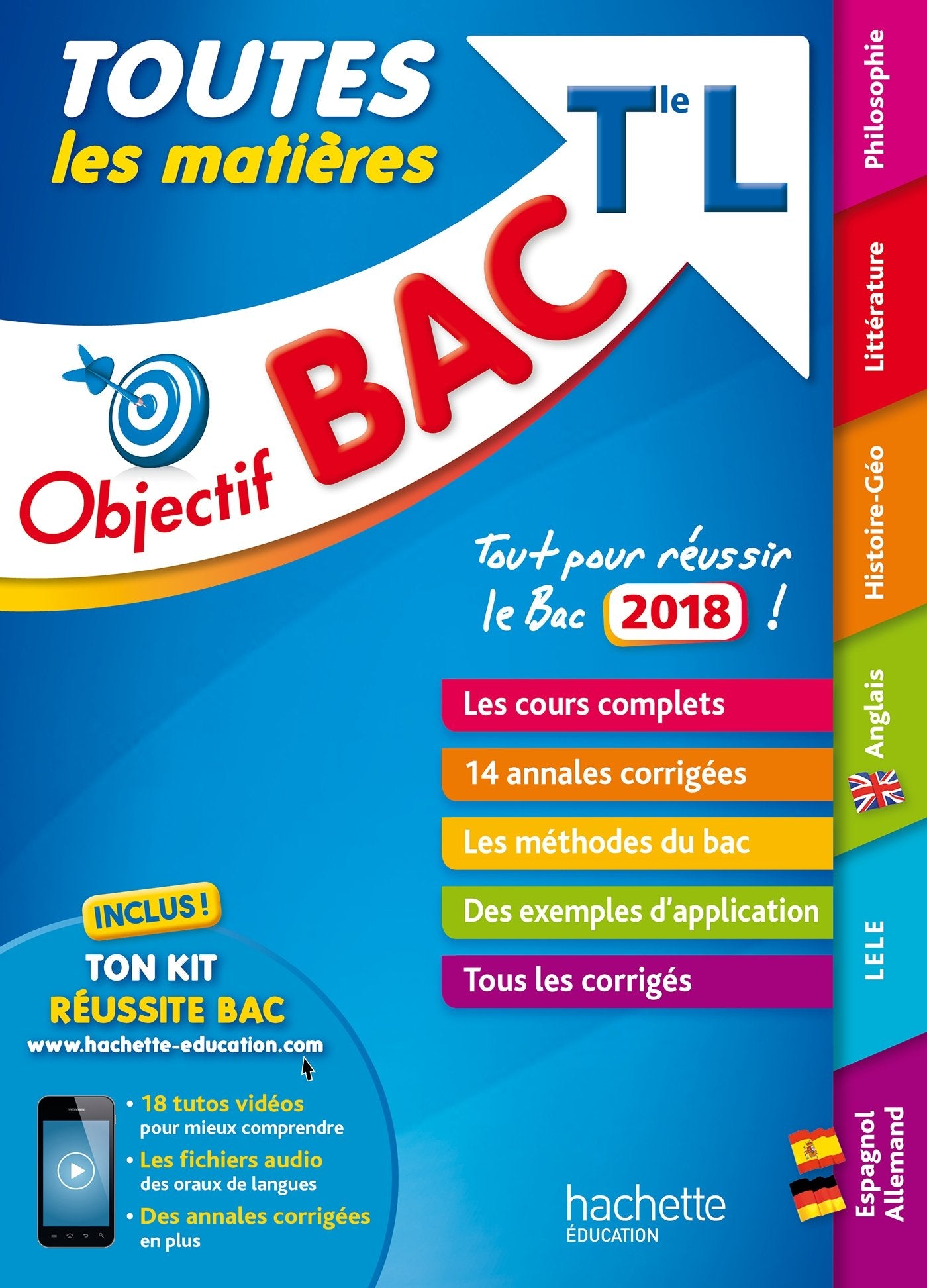 Objectif Bac 2018 - Toutes les matières Term L 9782017011842