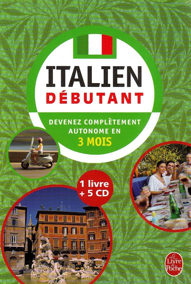 Coffret italien débutant livre + 5 CD 9782253088059