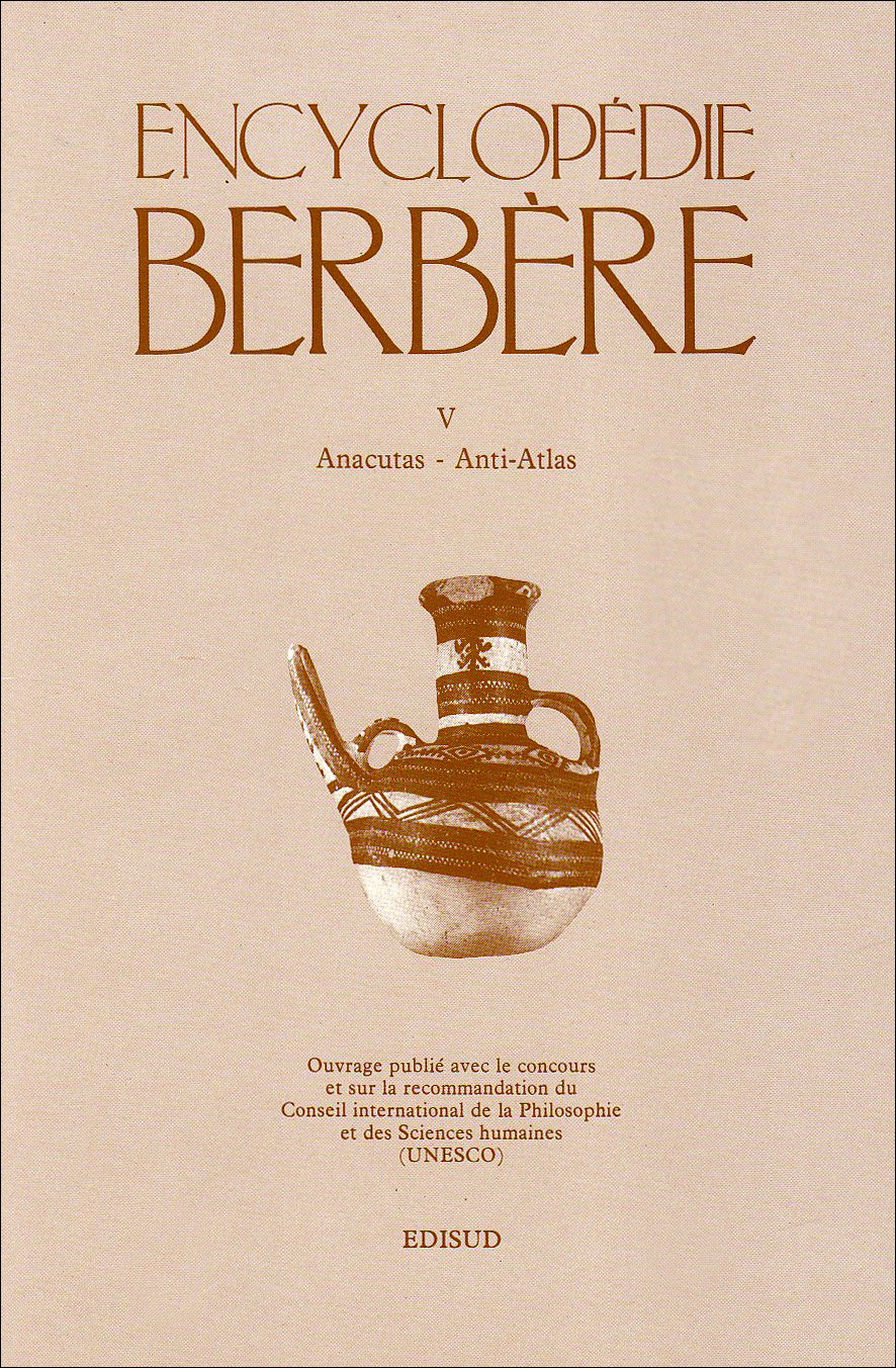 ENCYCLOPEDIE BERBERE.: Tome 5 9782857443193