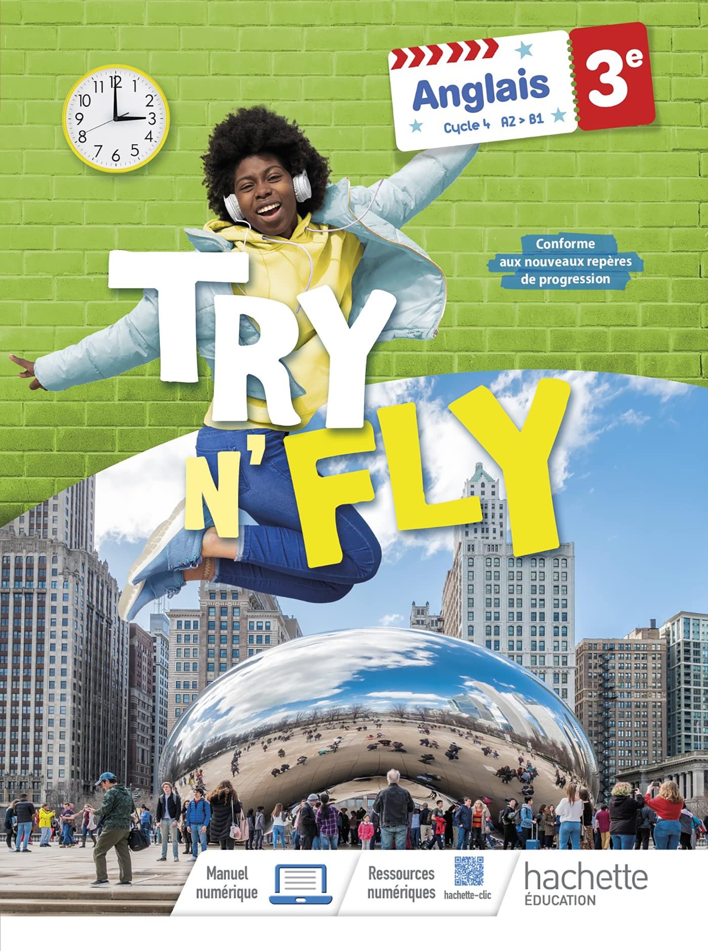 Try n' Fly Anglais 3e - Livre élève - Ed. 2023 9782017030713