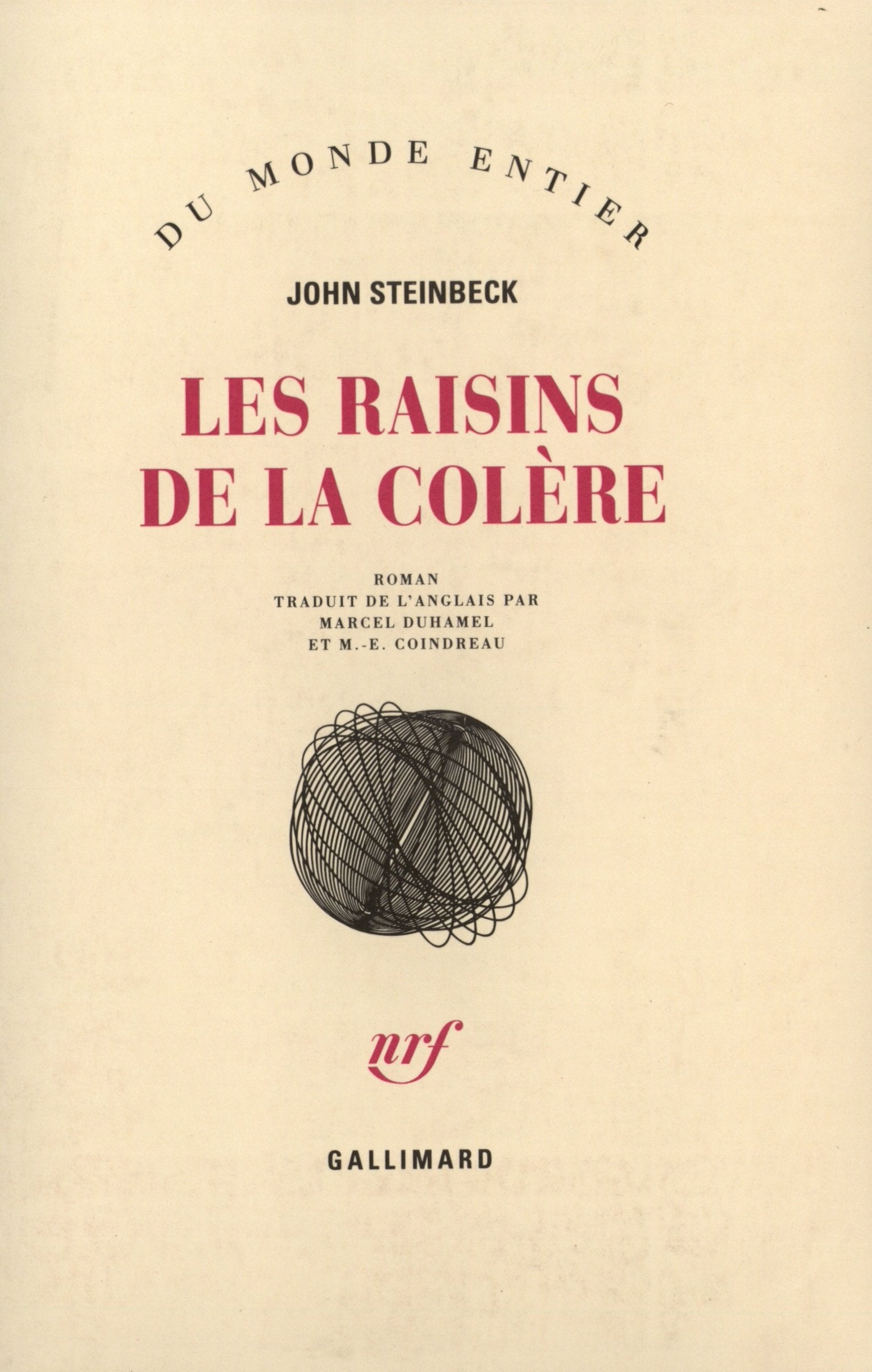 Les Raisins de la colère 9782070260706