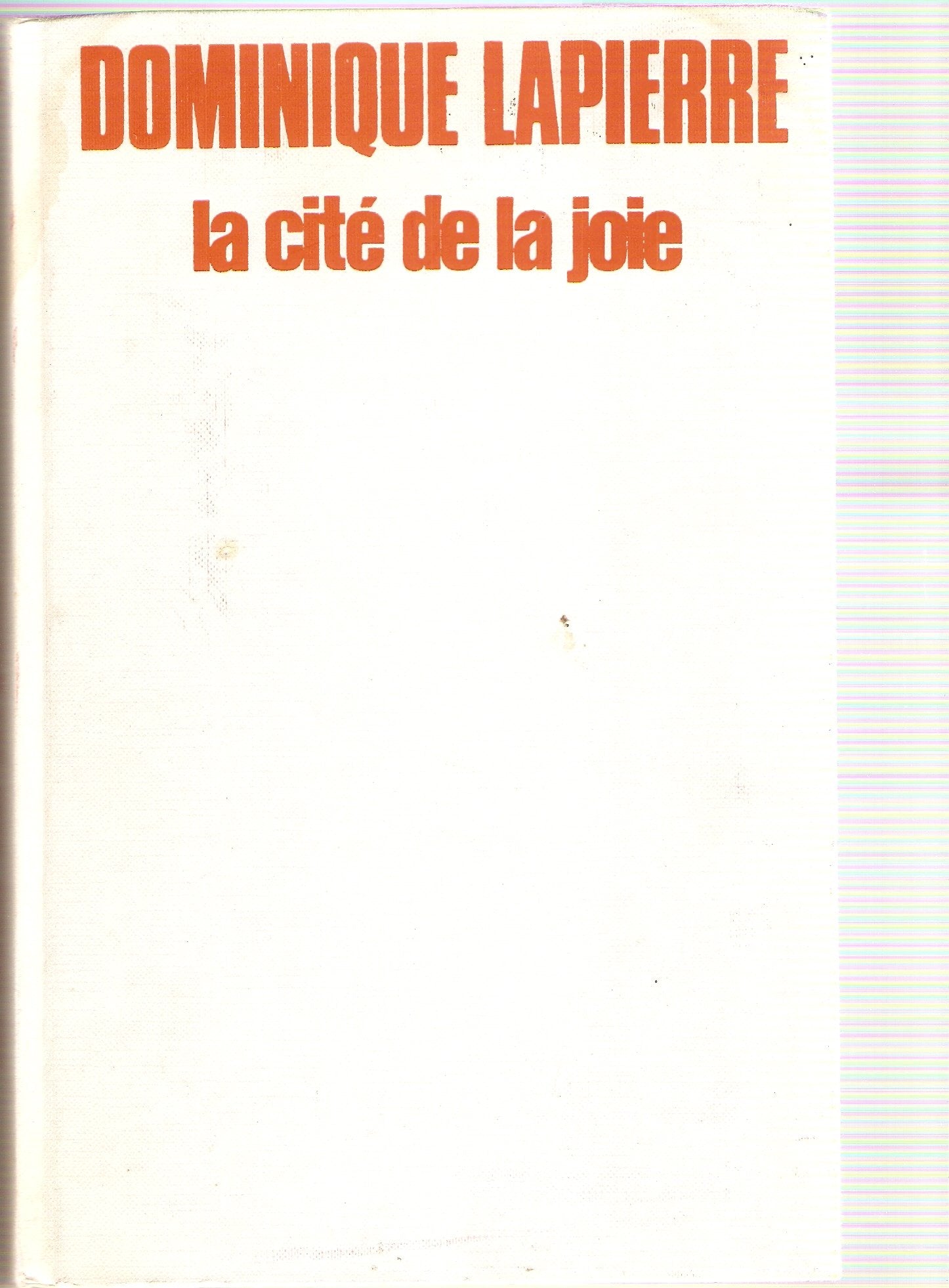 La Cité de la joie 9782221044223