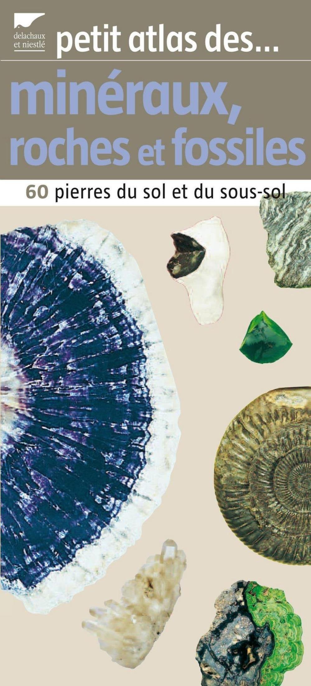 Petit atlas des minéraux, roches et fossiles: 60 Pierres du sol et de sous-sol 9782603015193