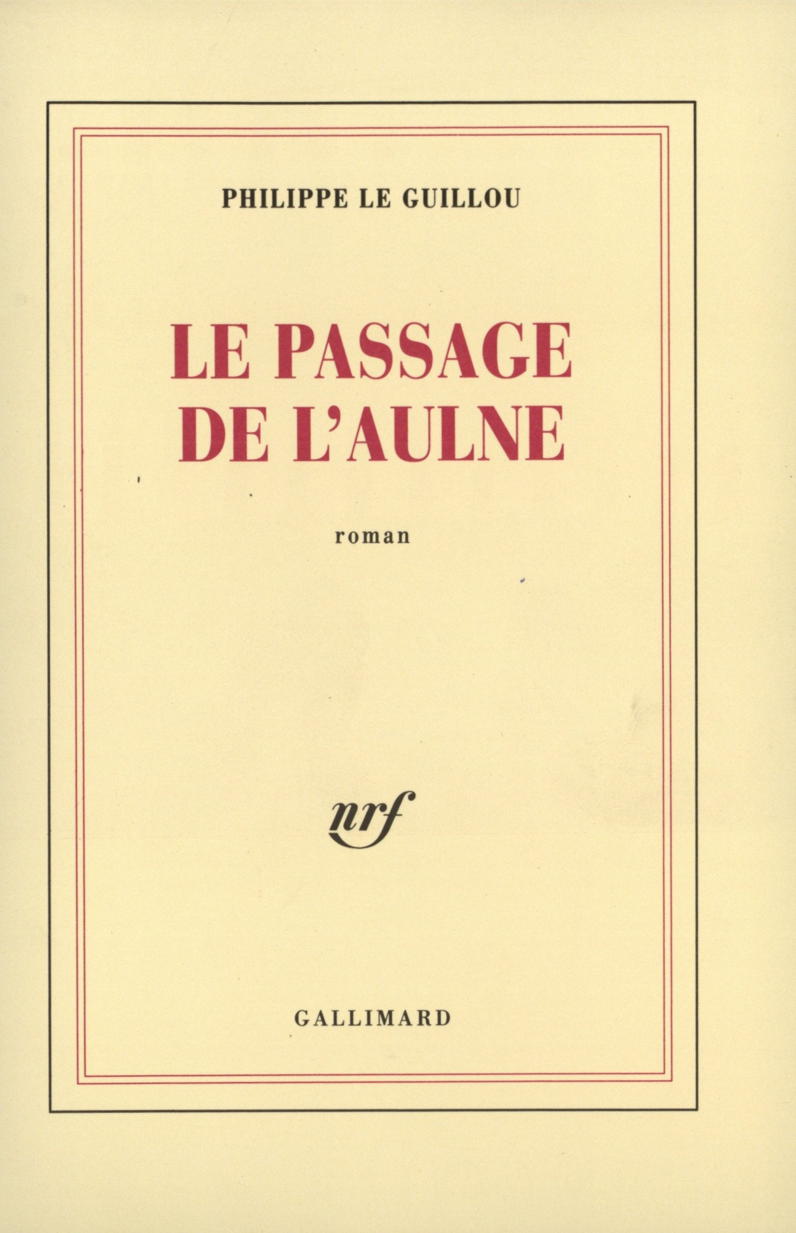 Le Passage de l'Aulne 9782070735914