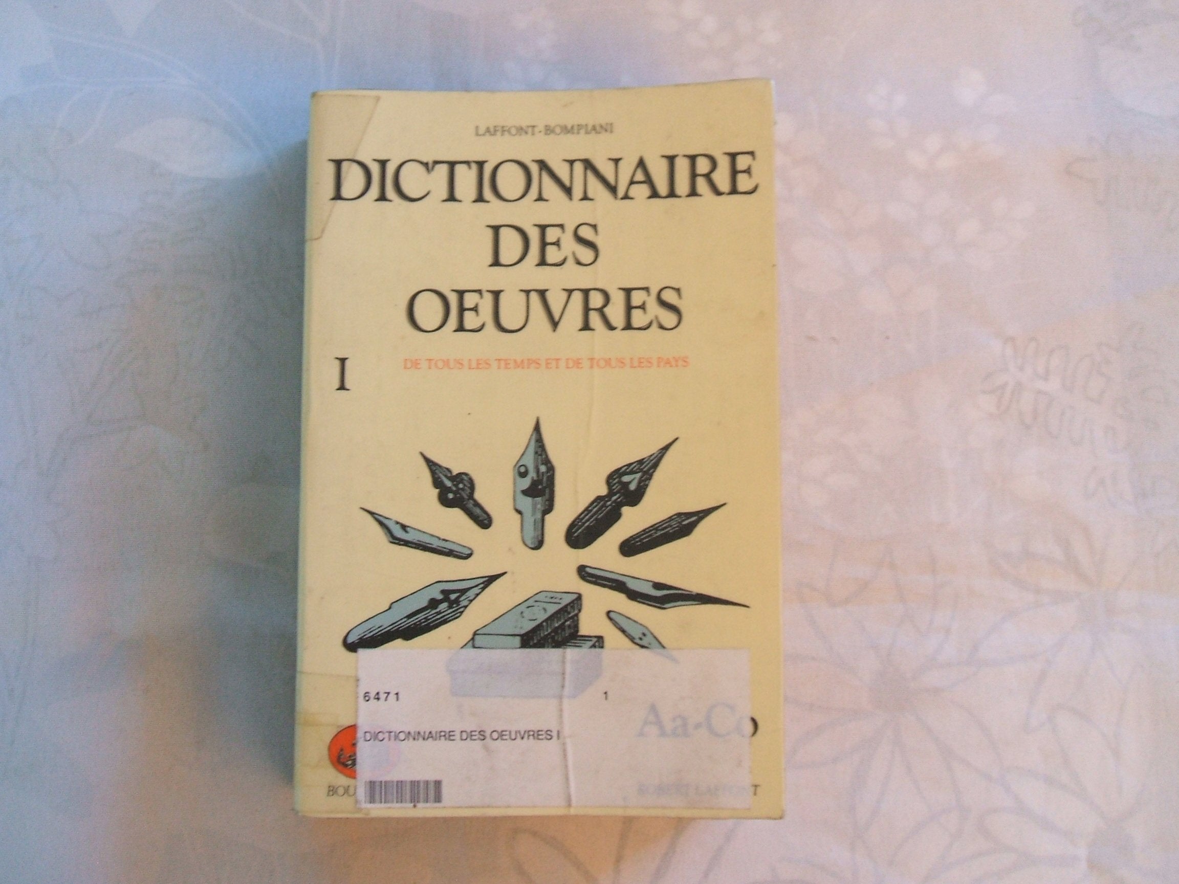 DICT DES OEUVRES T1 9782221501153