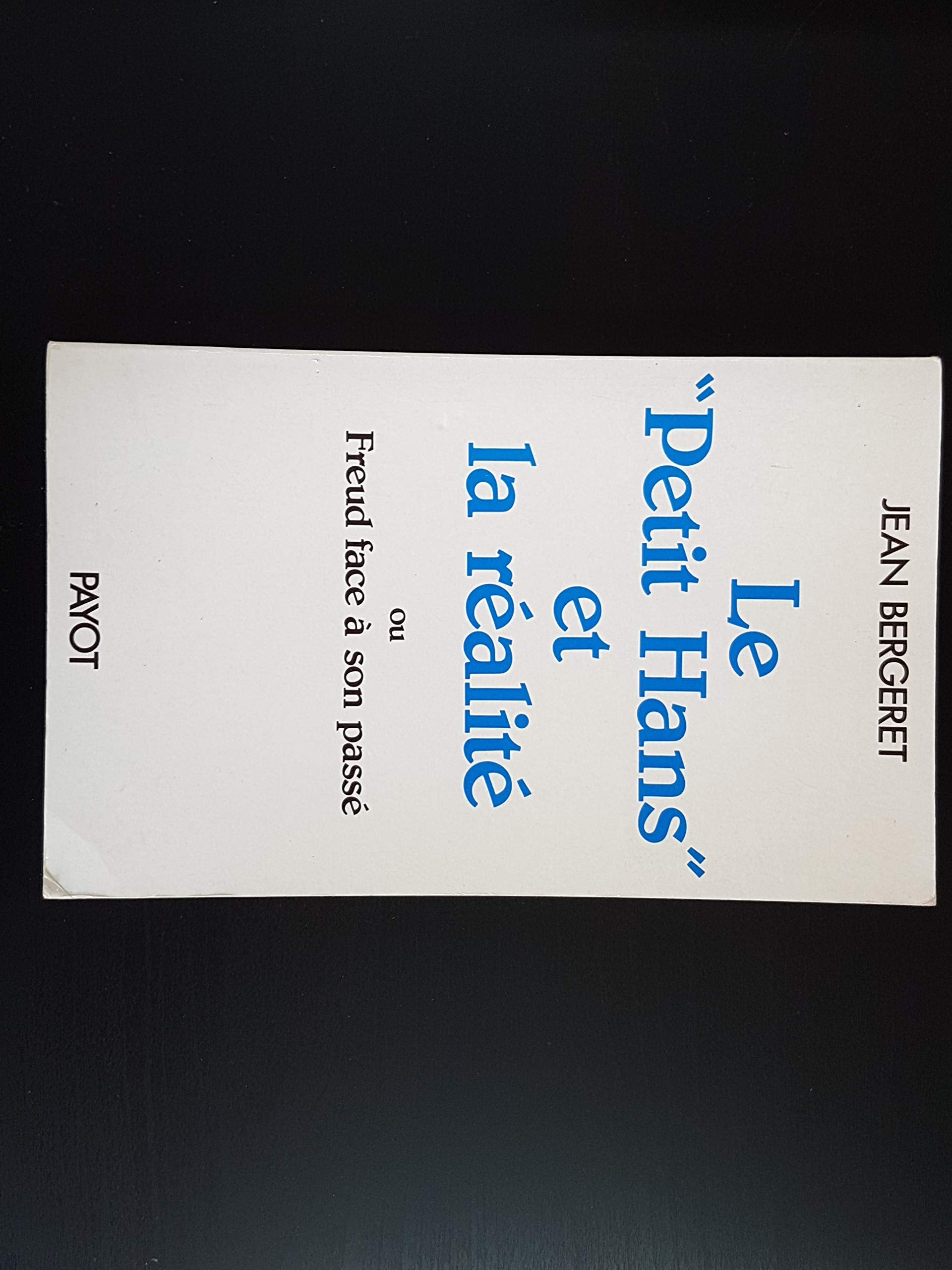 Le "Petit Hans" Et La Realite. Ou Freud Face A Son Passe 9782228224307