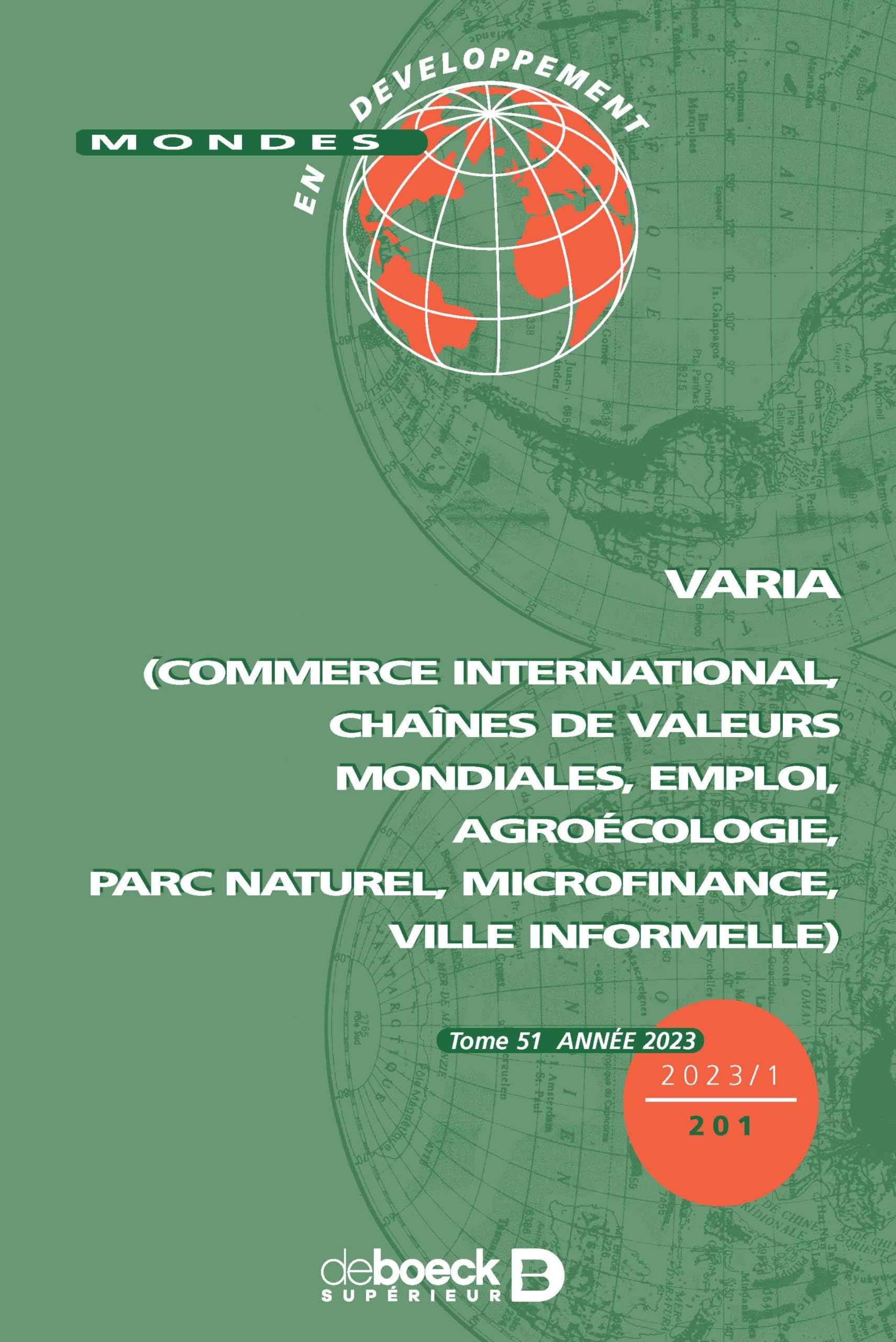 Mondes en développement n° 201 - VARIA 9782807399570
