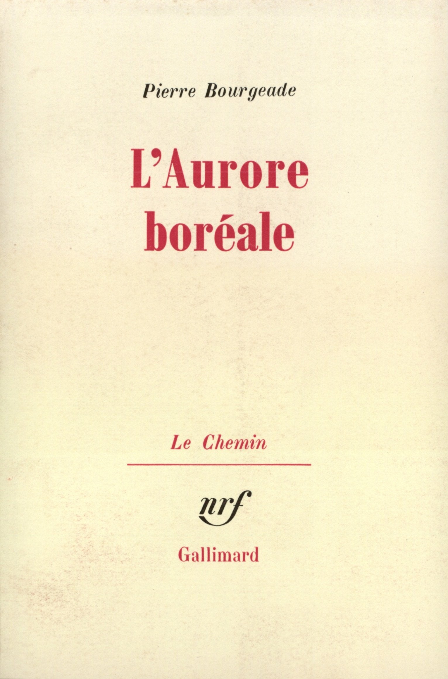 L'Aurore boréale 9782070285563