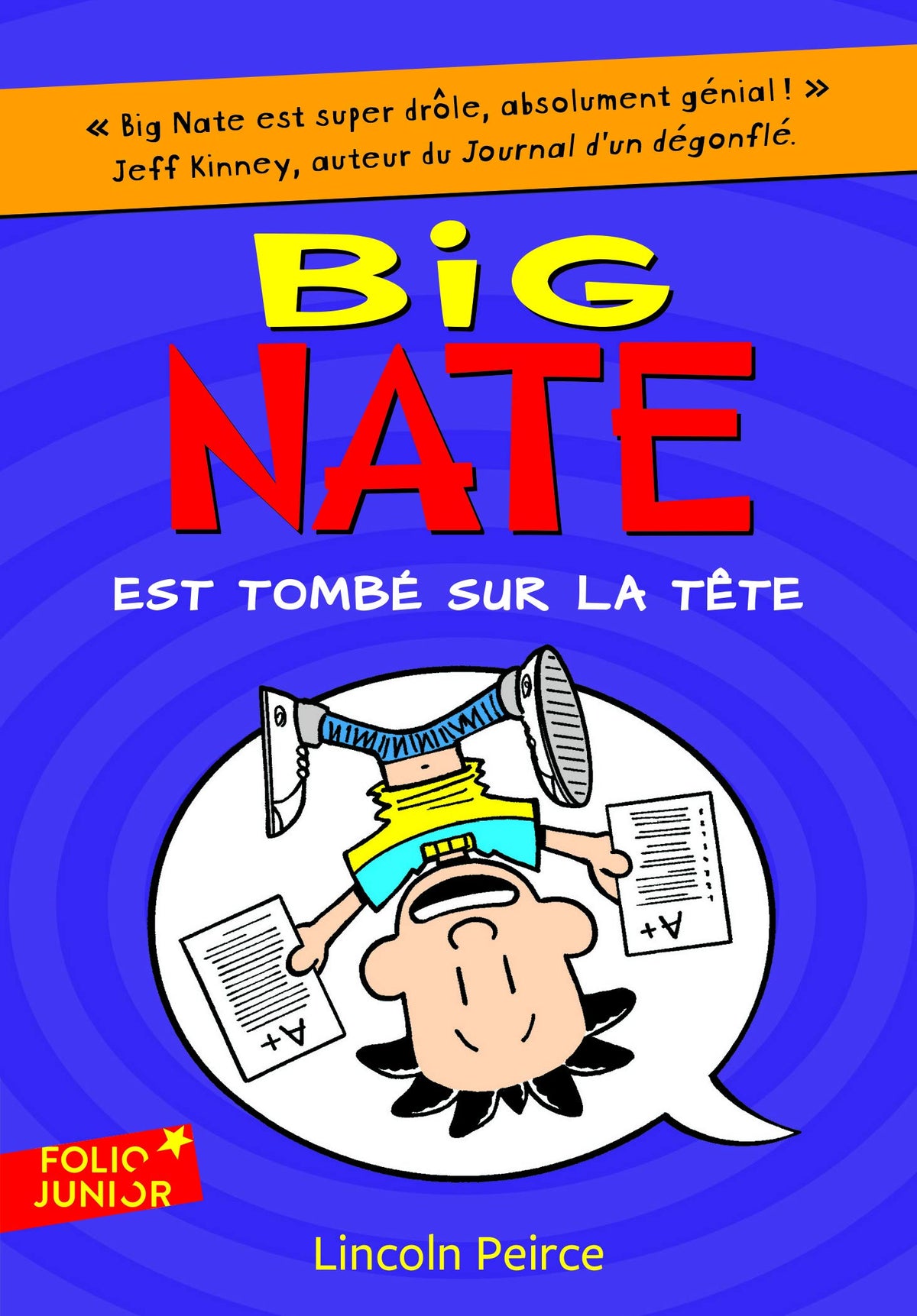 BIG NATE EST TOMBE SUR LA TETE 9782075077477
