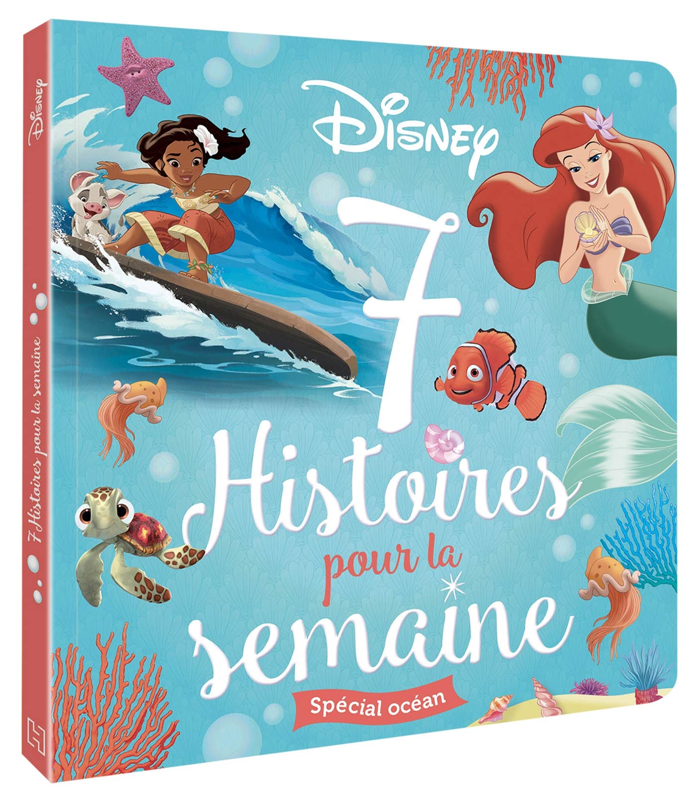 DISNEY CLASSIQUES - 7 Histoires pour la semaine - Spécial océan 9782017116974