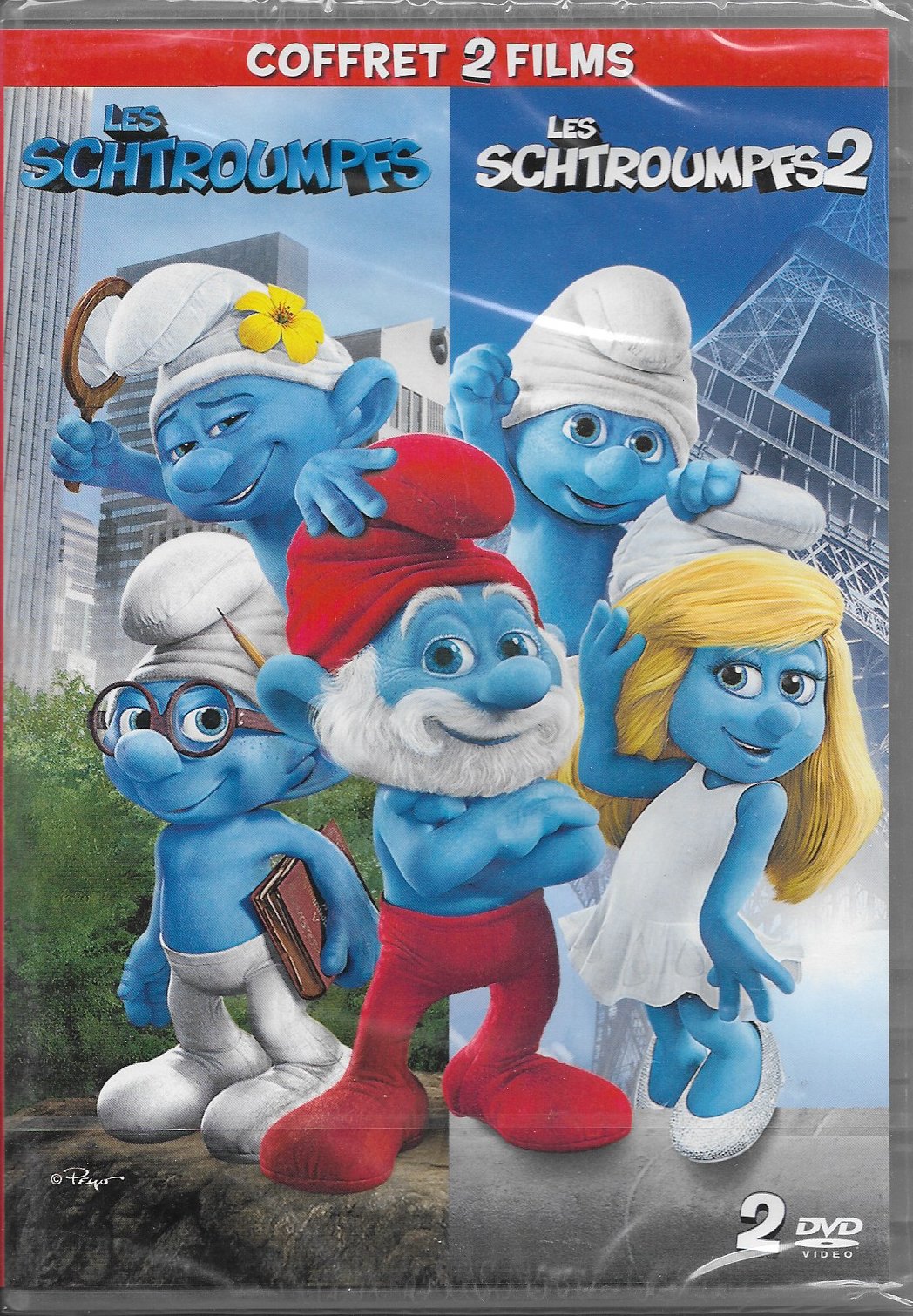 Pack 2 Films [2 DVD] : Les Schtroumpfs + Les Schtroumpfs 2 3333297304870