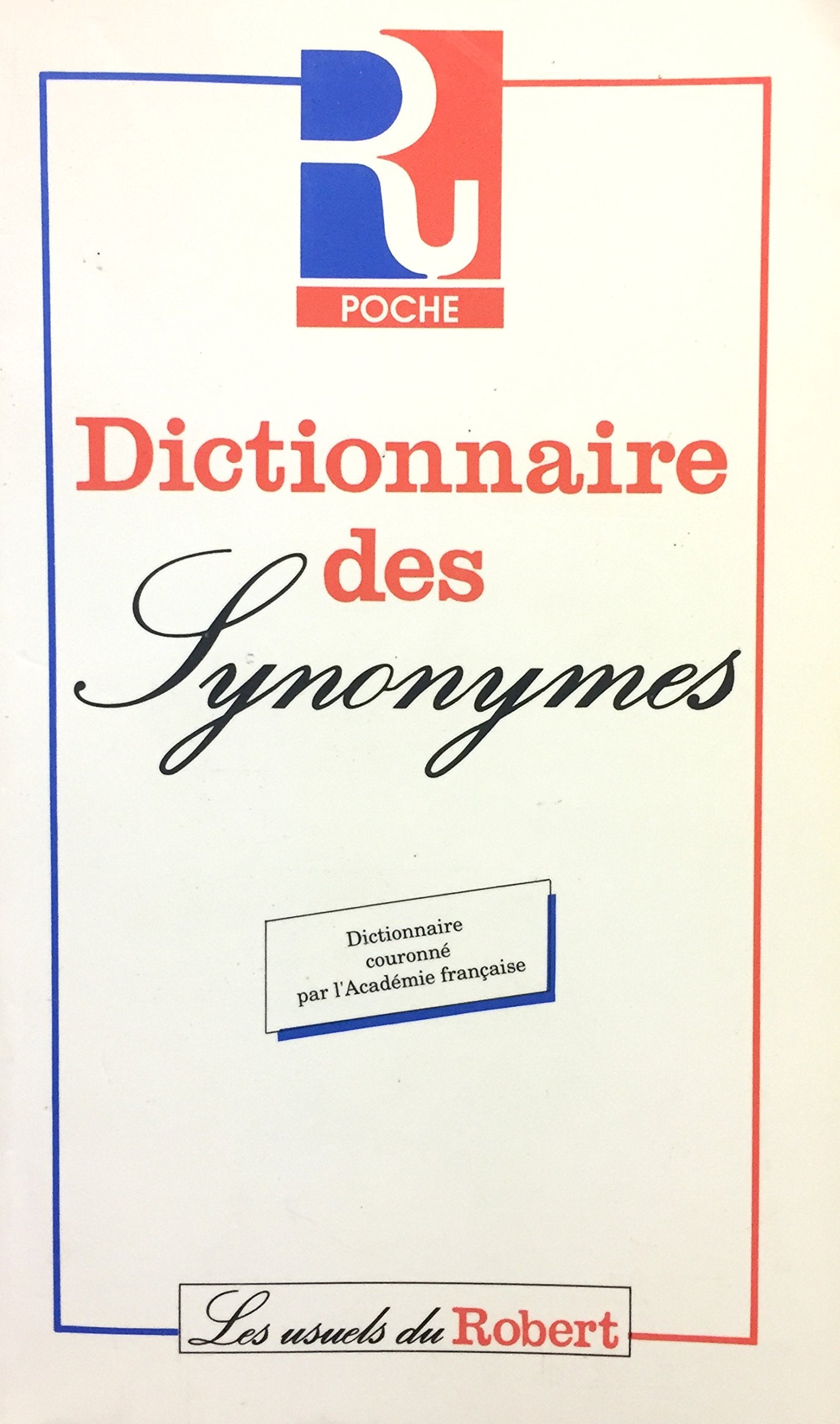 Dictionnaire Des Synonymes 9782850361012