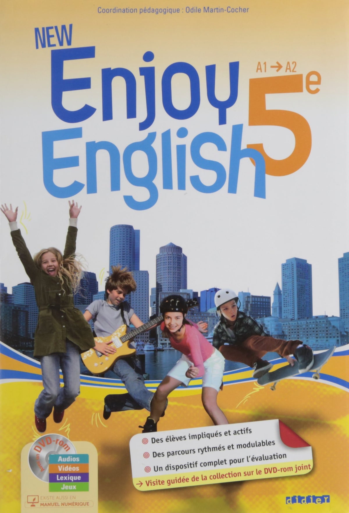 New Enjoy english 5e - spécial enseignant - livre+dvdrom 9782278073719