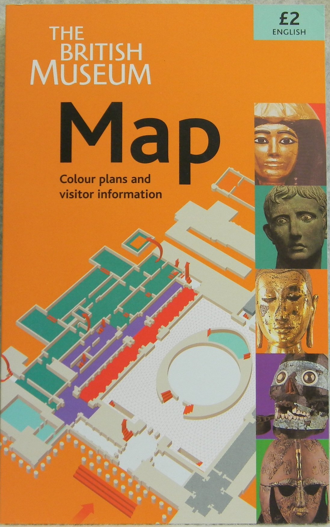 The British Museum Map, Colour Plans and Visitor I 9780714127750