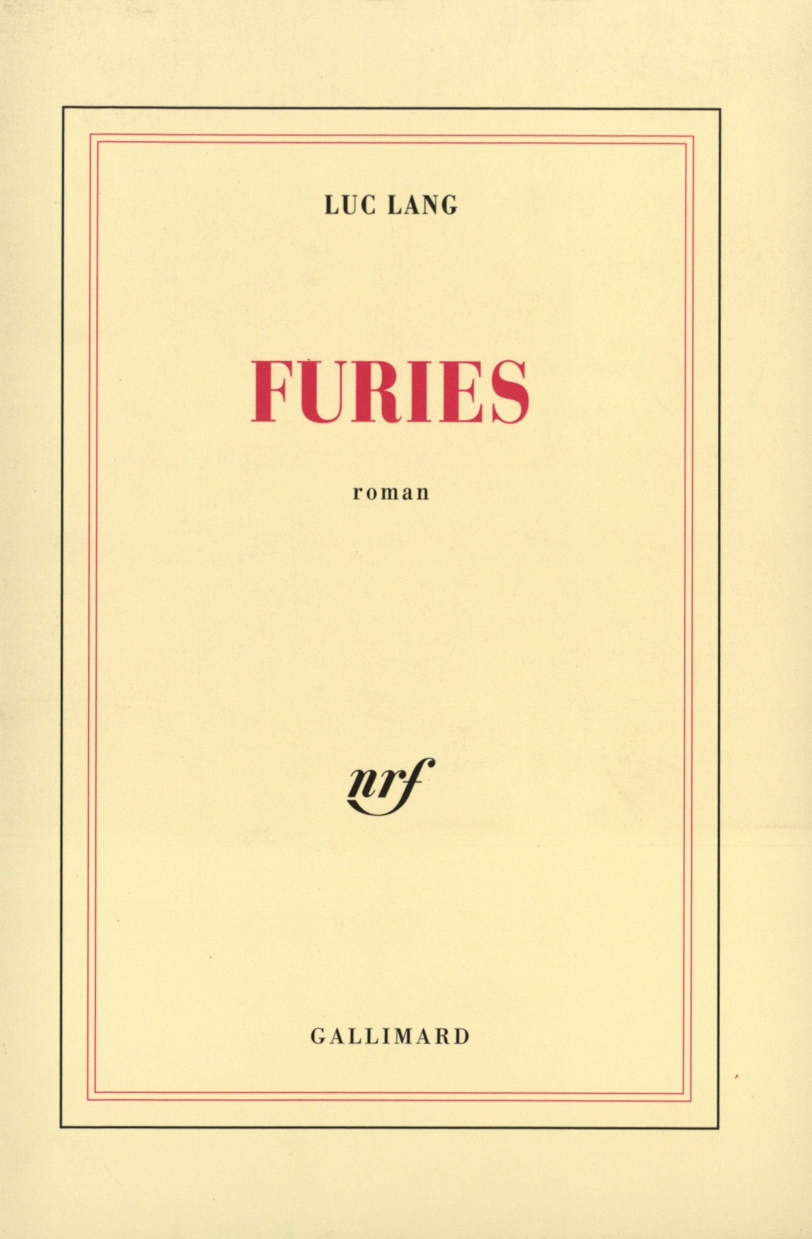 Furies 9782070742738