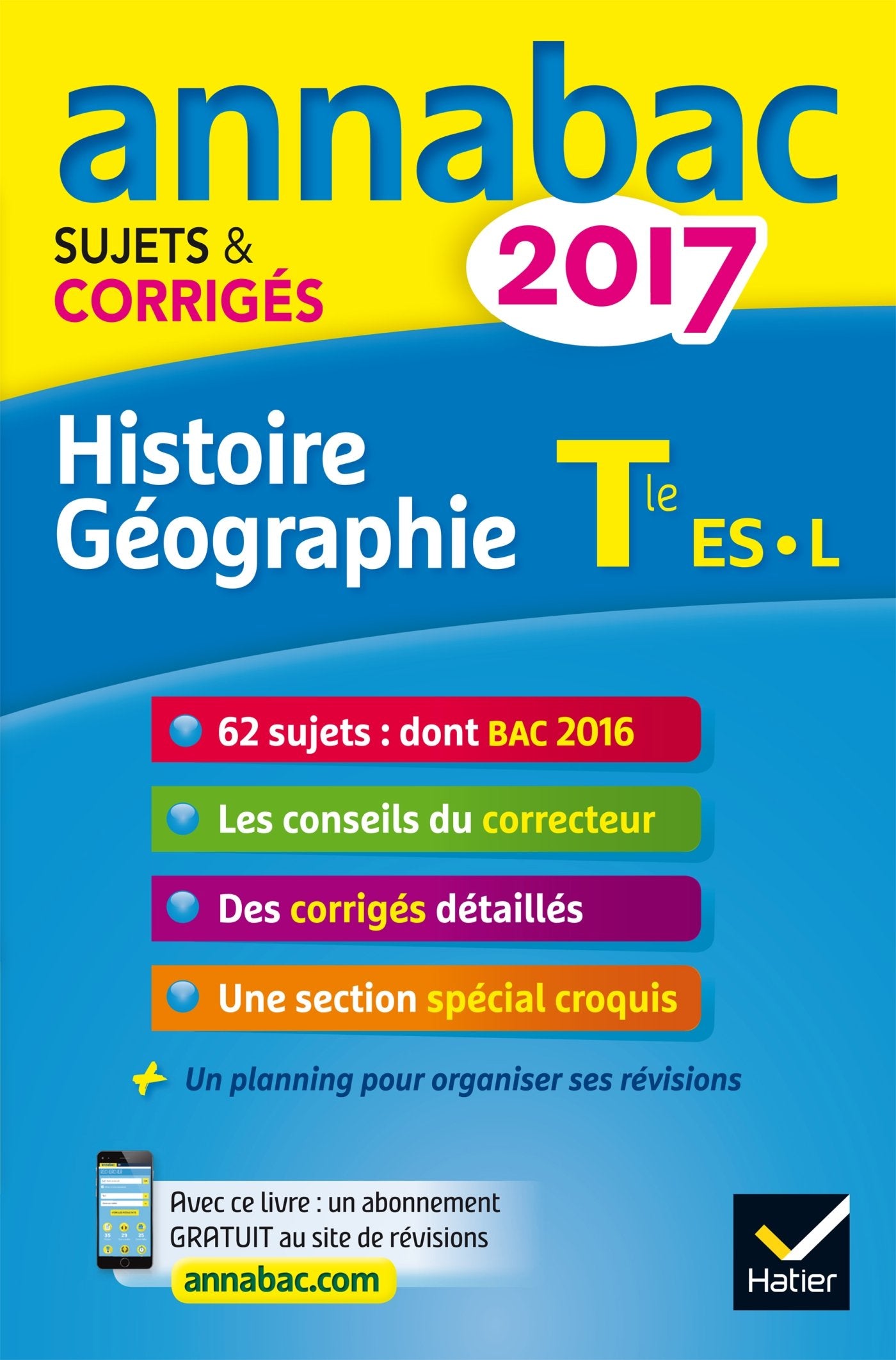 Histoire Géographie Tle séries L, ES: Sujets et corrigés 9782218998393