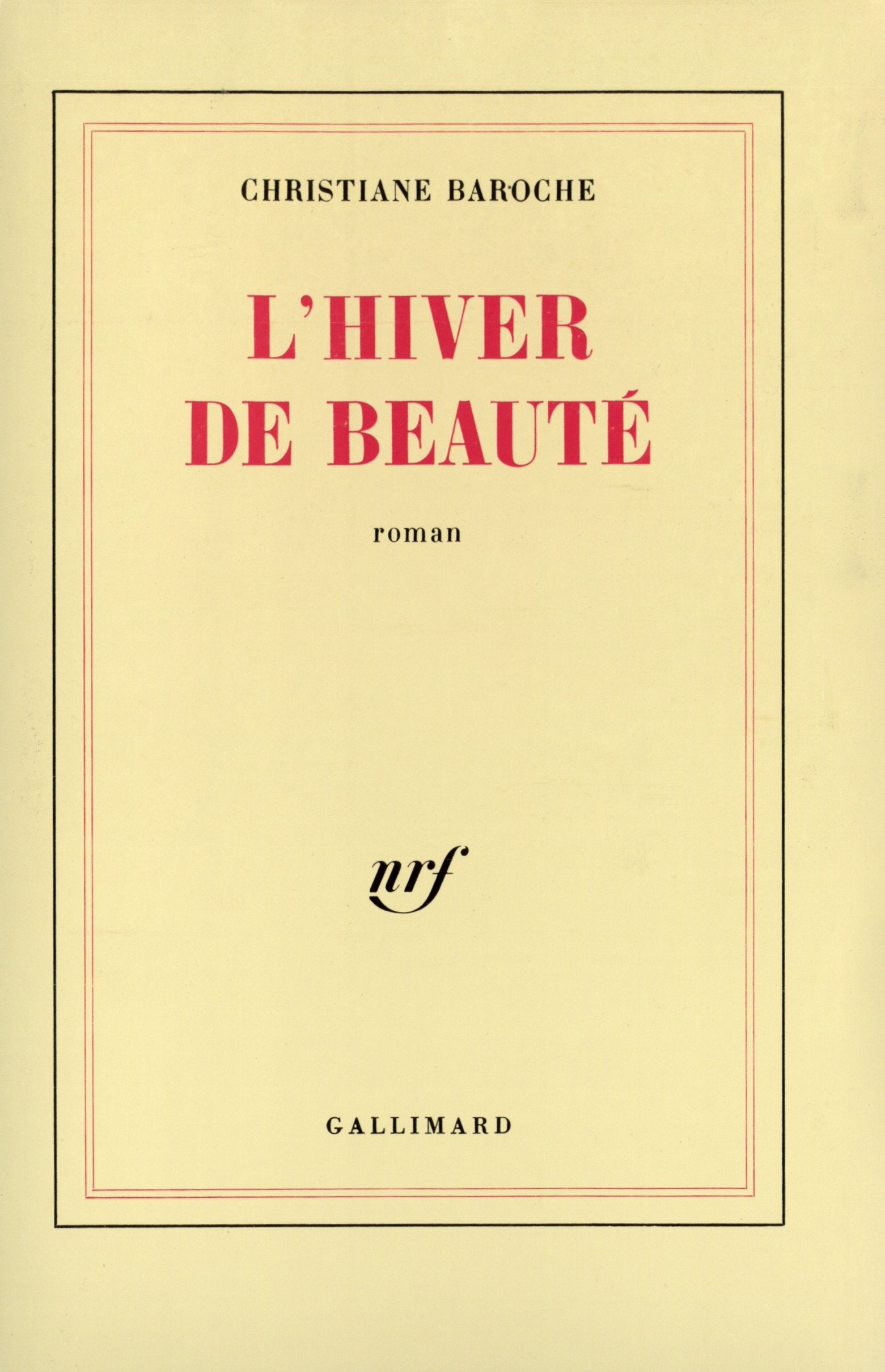 L'Hiver de beauté 9782070708703