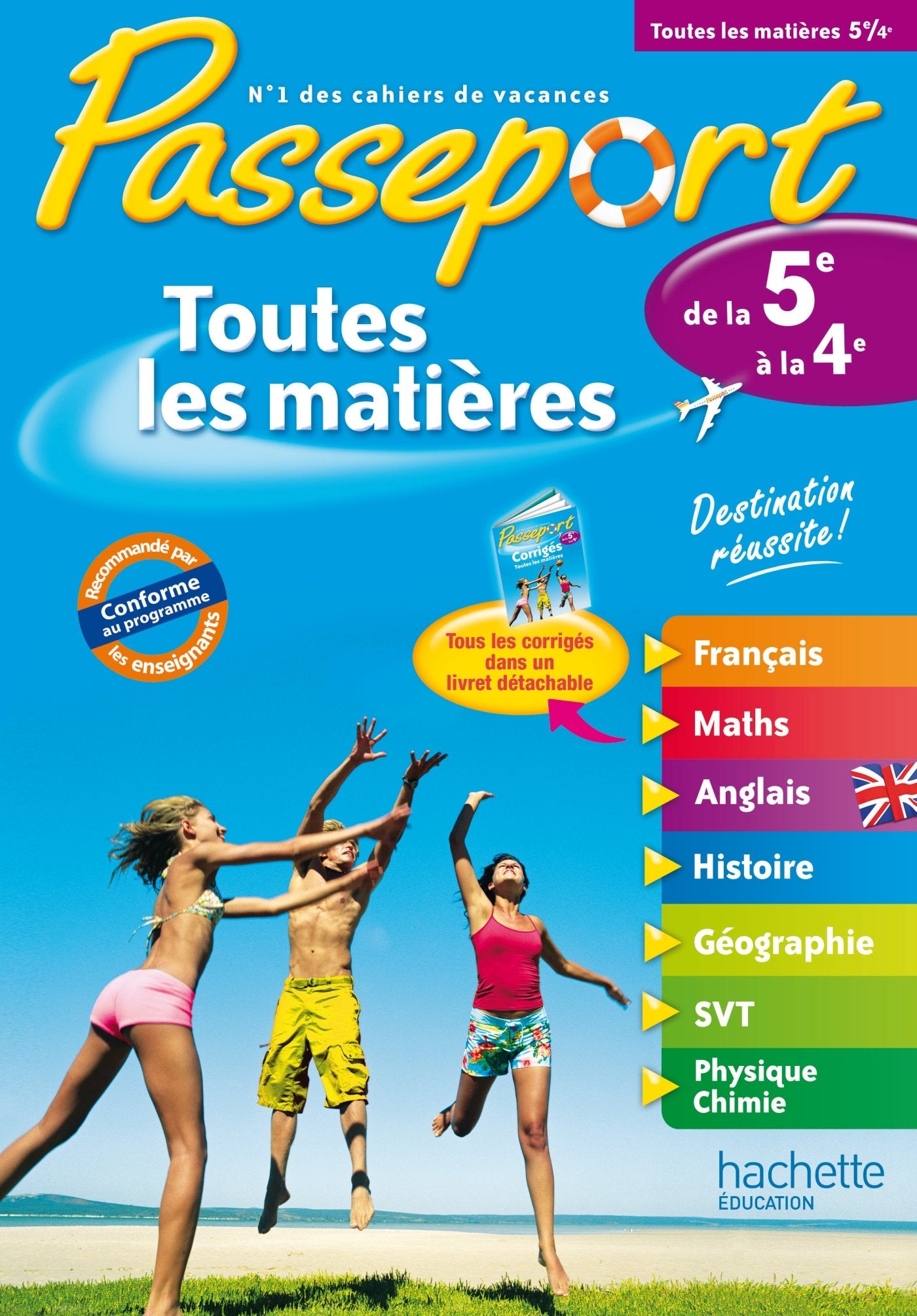 Toutes les matières de la 5e à la 4e 9782011608161