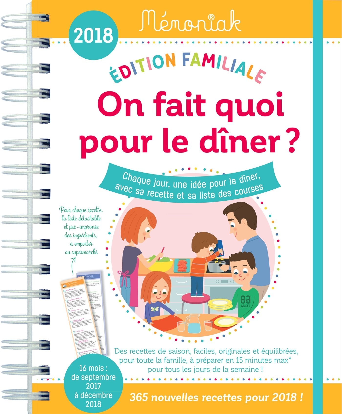 On fait quoi pour le dîner ? Mémoniak 2017-2018 9782351558874