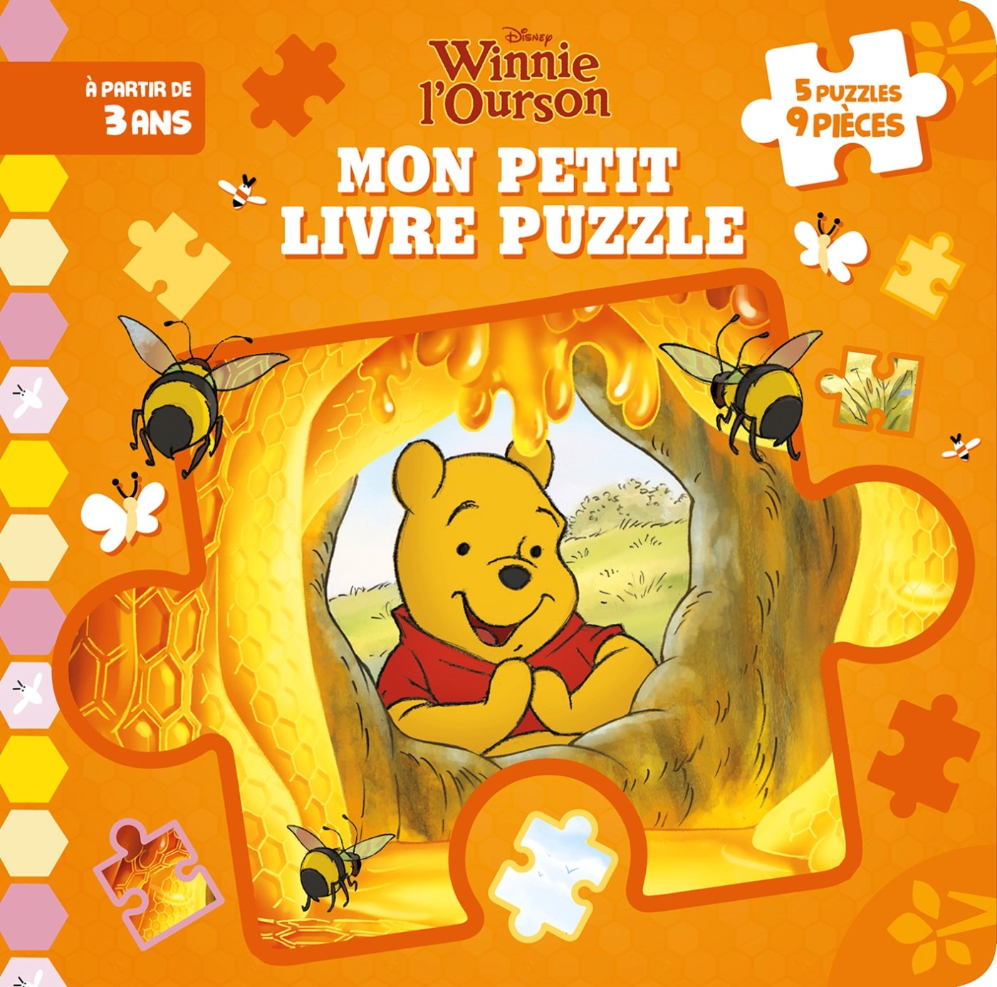 WINNIE - Mon Petit Livre Puzzle - 5 puzzles 9 pièces - Disney 9782017054542