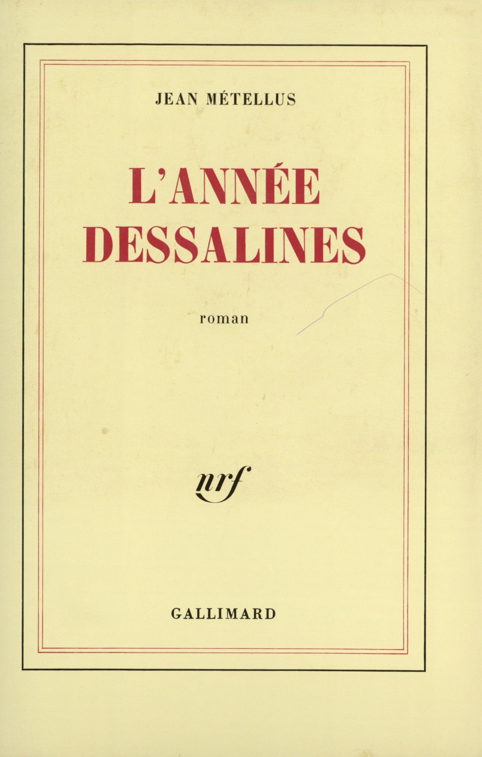 L'année Dessalines 9782070707904