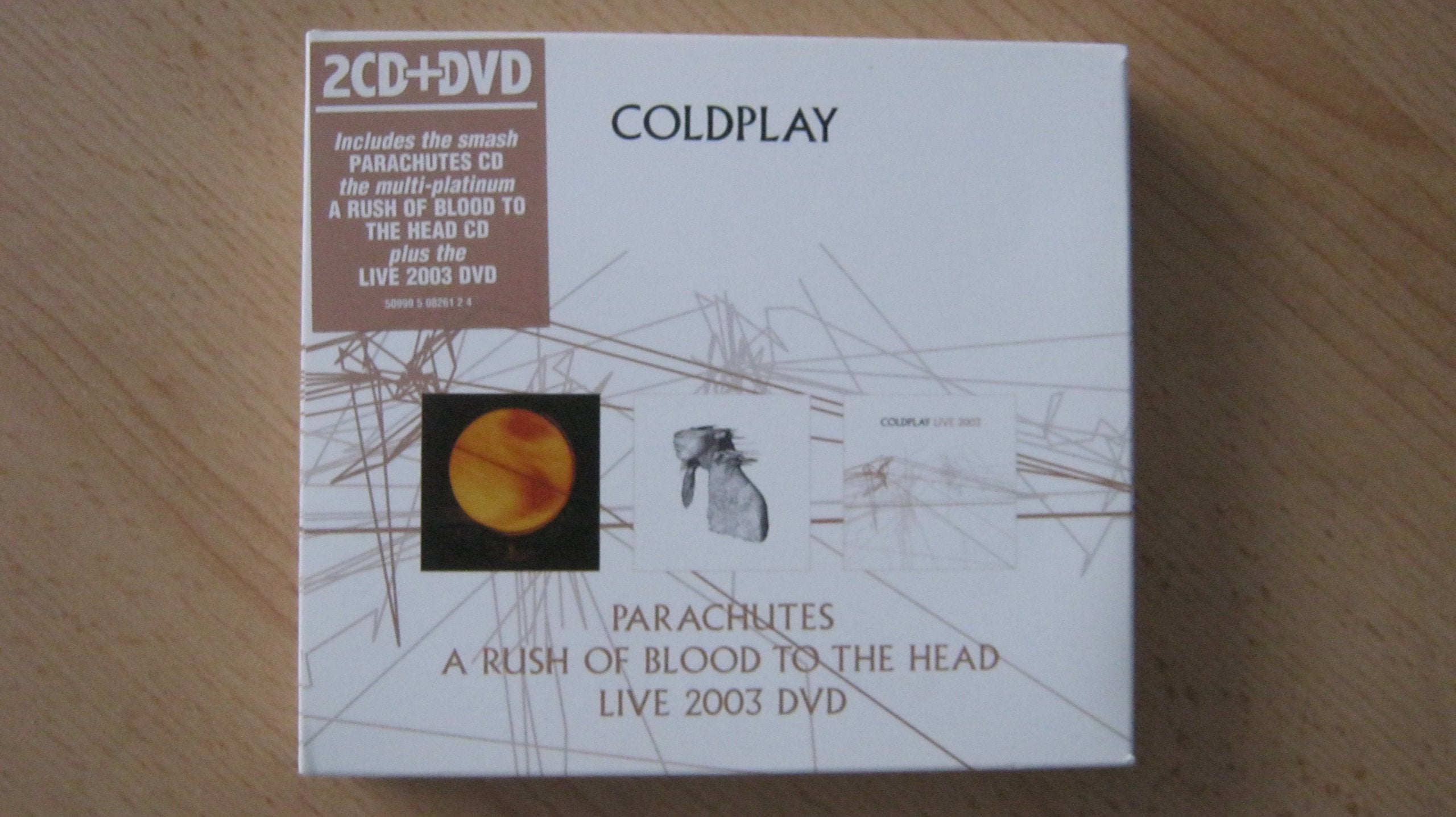 Parachutes / A Rush of Blood to the Head / Live 2003 DVD (Coffret 2 CD + 1 DVD) 5099950826124