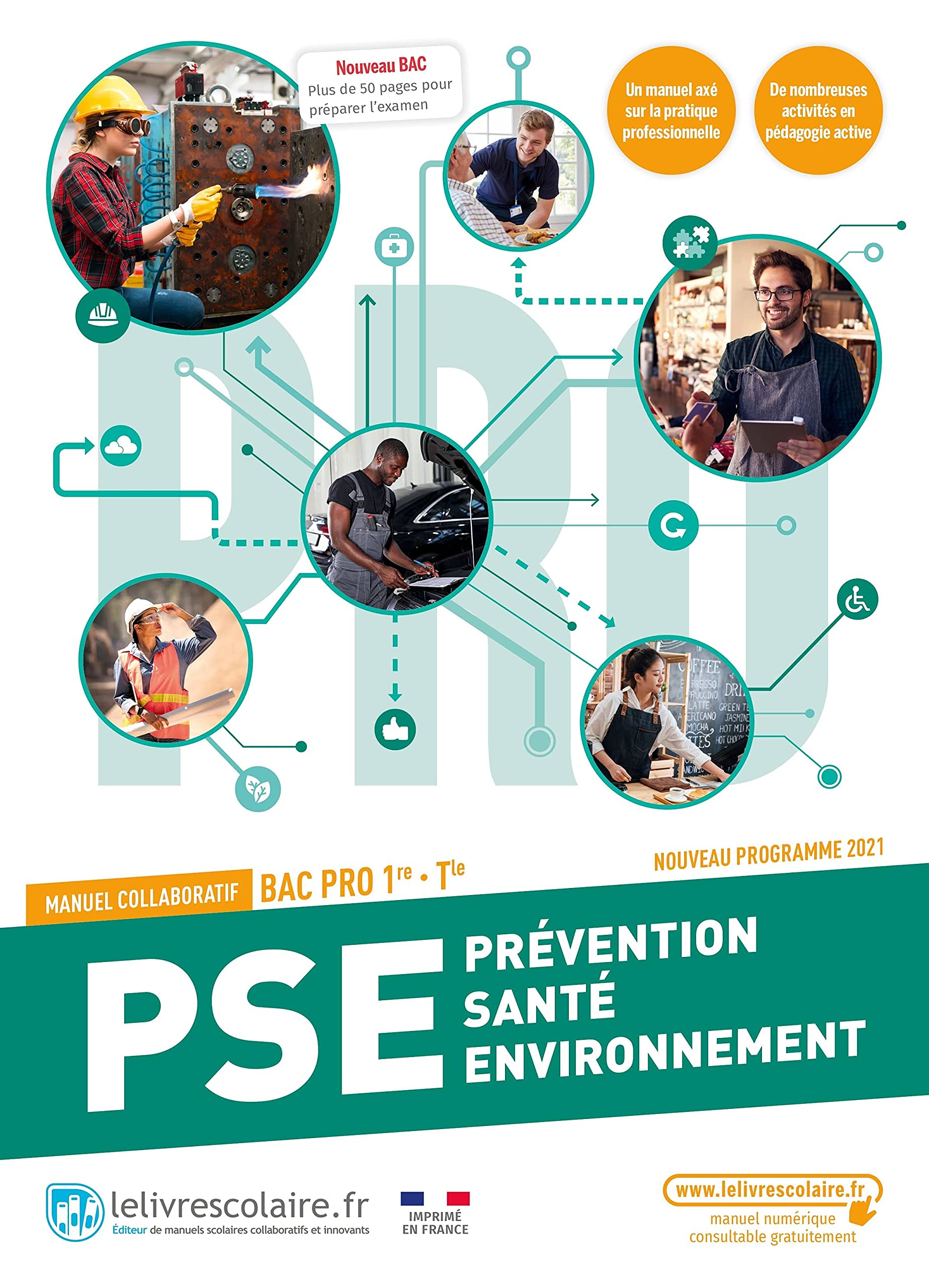 PSE Prévention Santé Environnement 1re & Tle Bac Pro: Manuel collaboratif 9782377609161