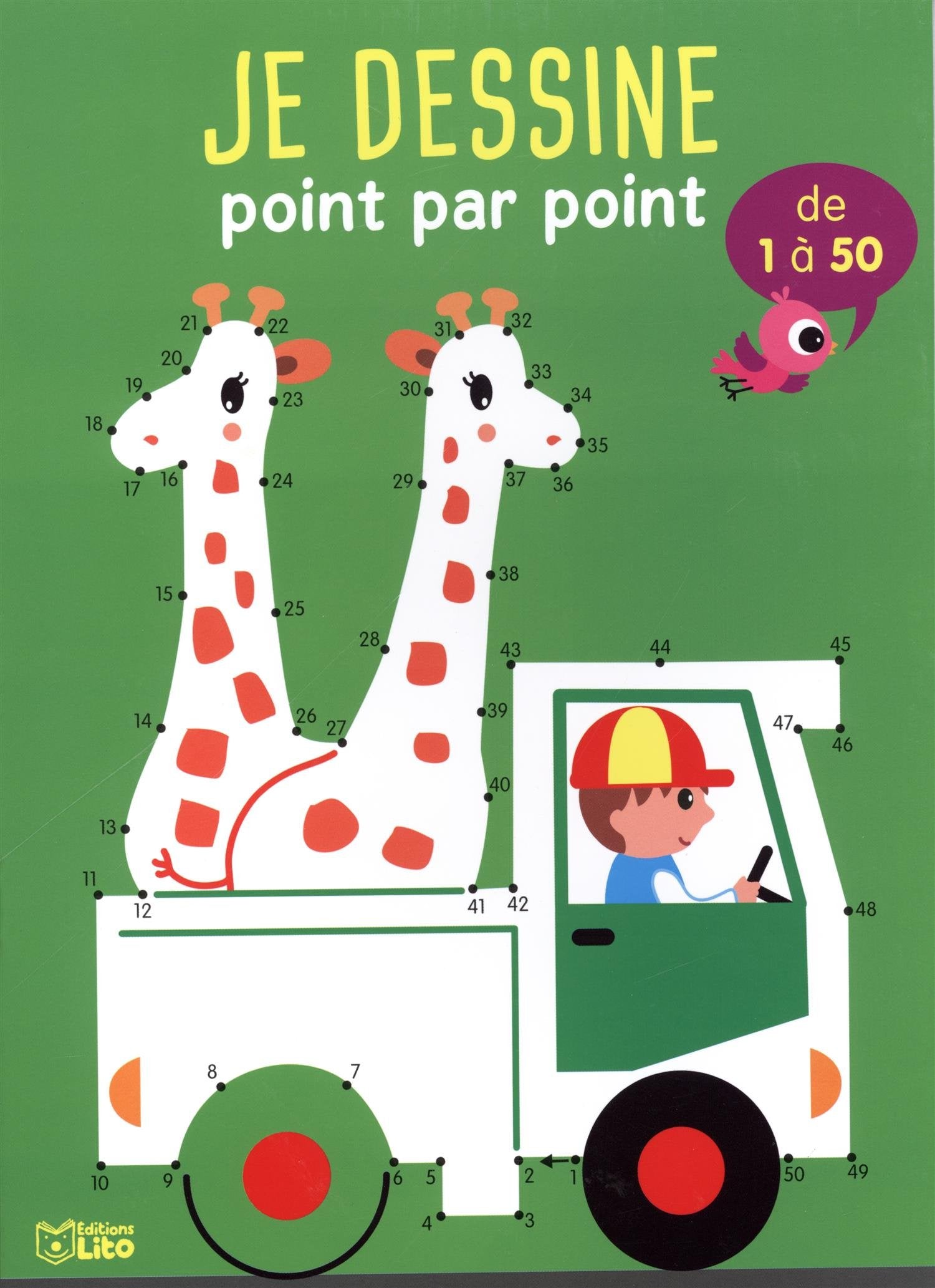 Point par point progressif: Les girafes 1 à 50 - Dès 5 ans 9782244850399