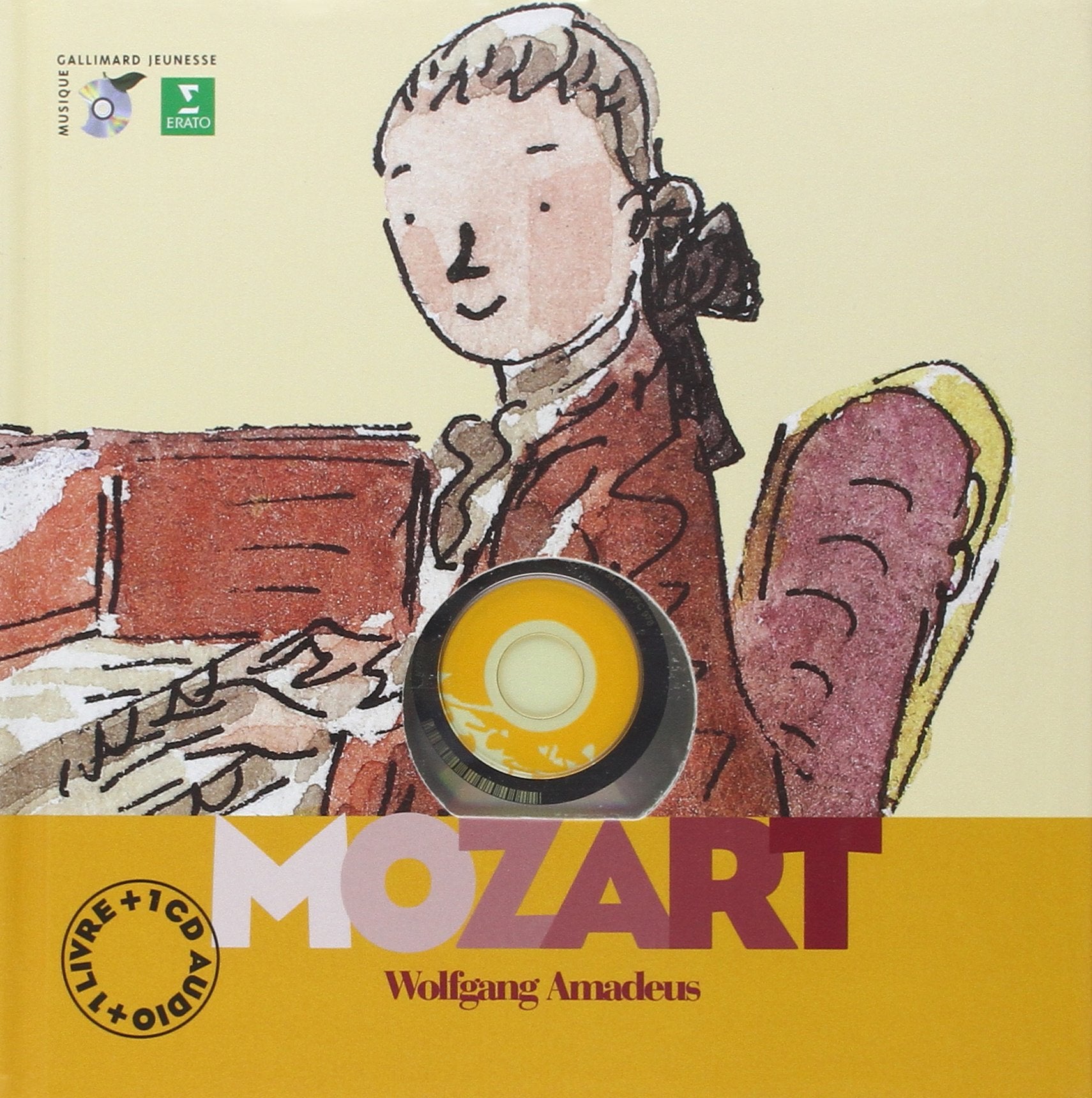 Wolfgang Amadeus Mozart (livre + 1 CD audio) 9782070514960